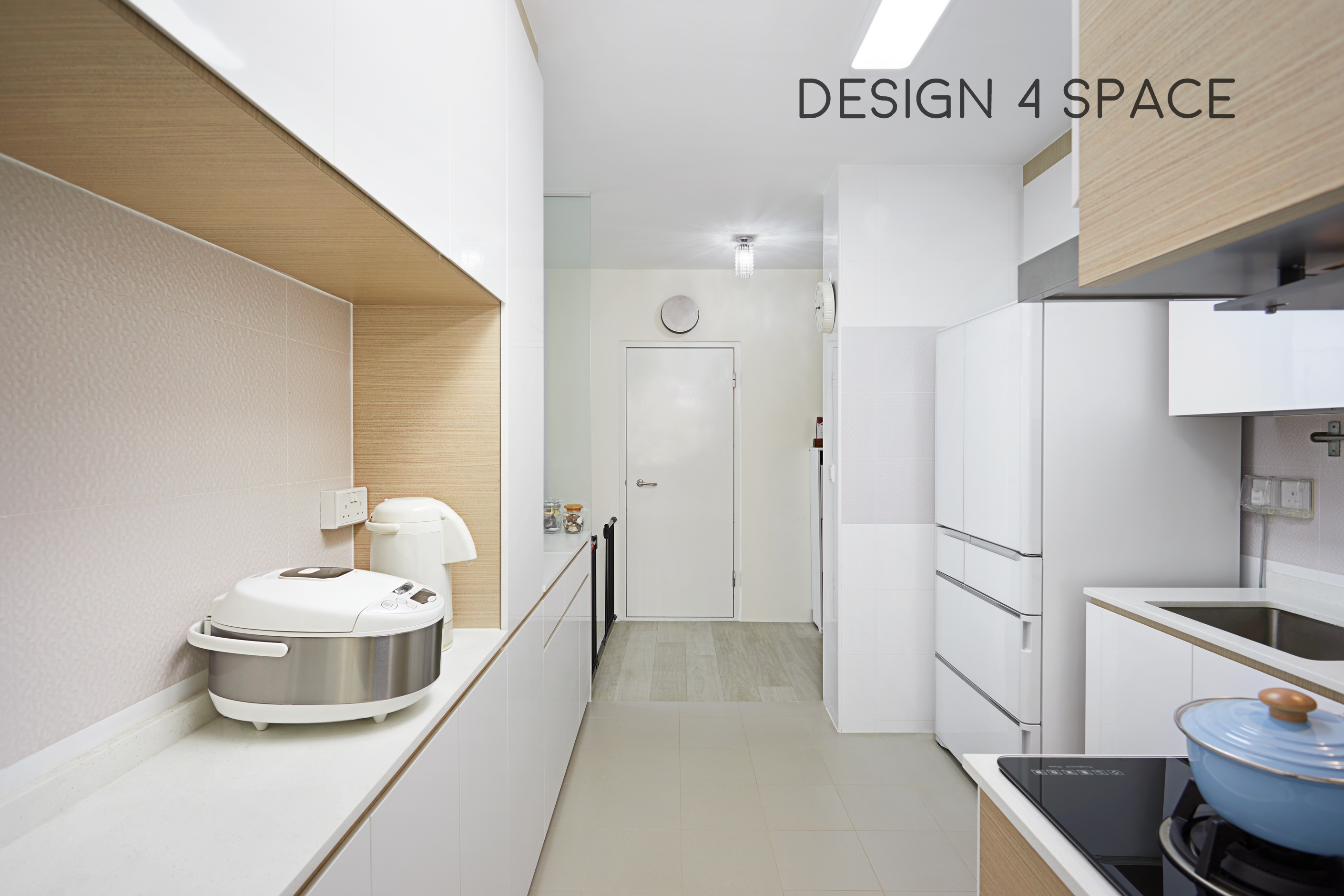 Contemporary, Minimalist Design - Kitchen - HDB 4 Room - Design by Design 4 Space Pte Ltd