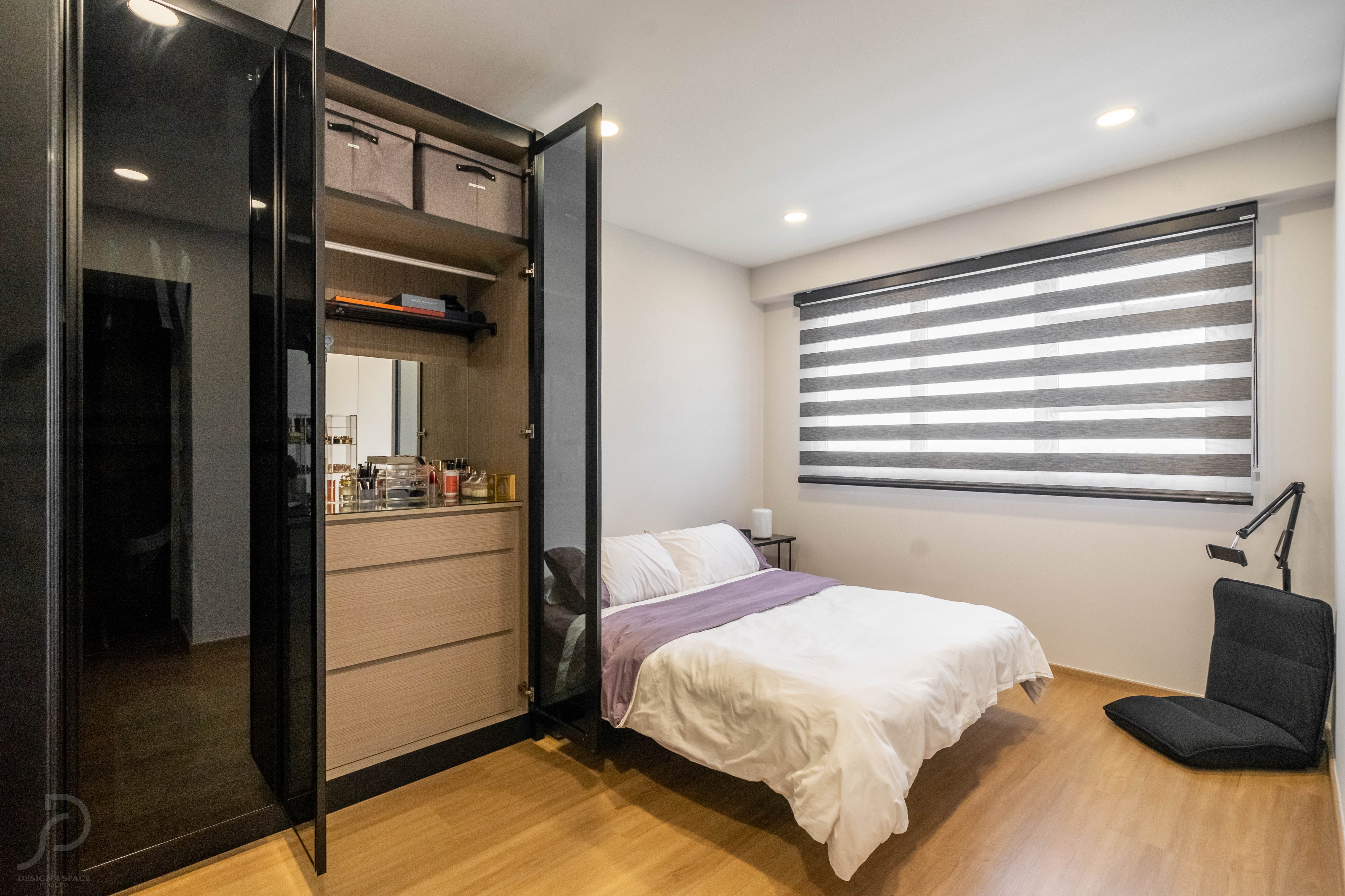 Contemporary Design - Bedroom - HDB 4 Room - Design by Design 4 Space Pte Ltd