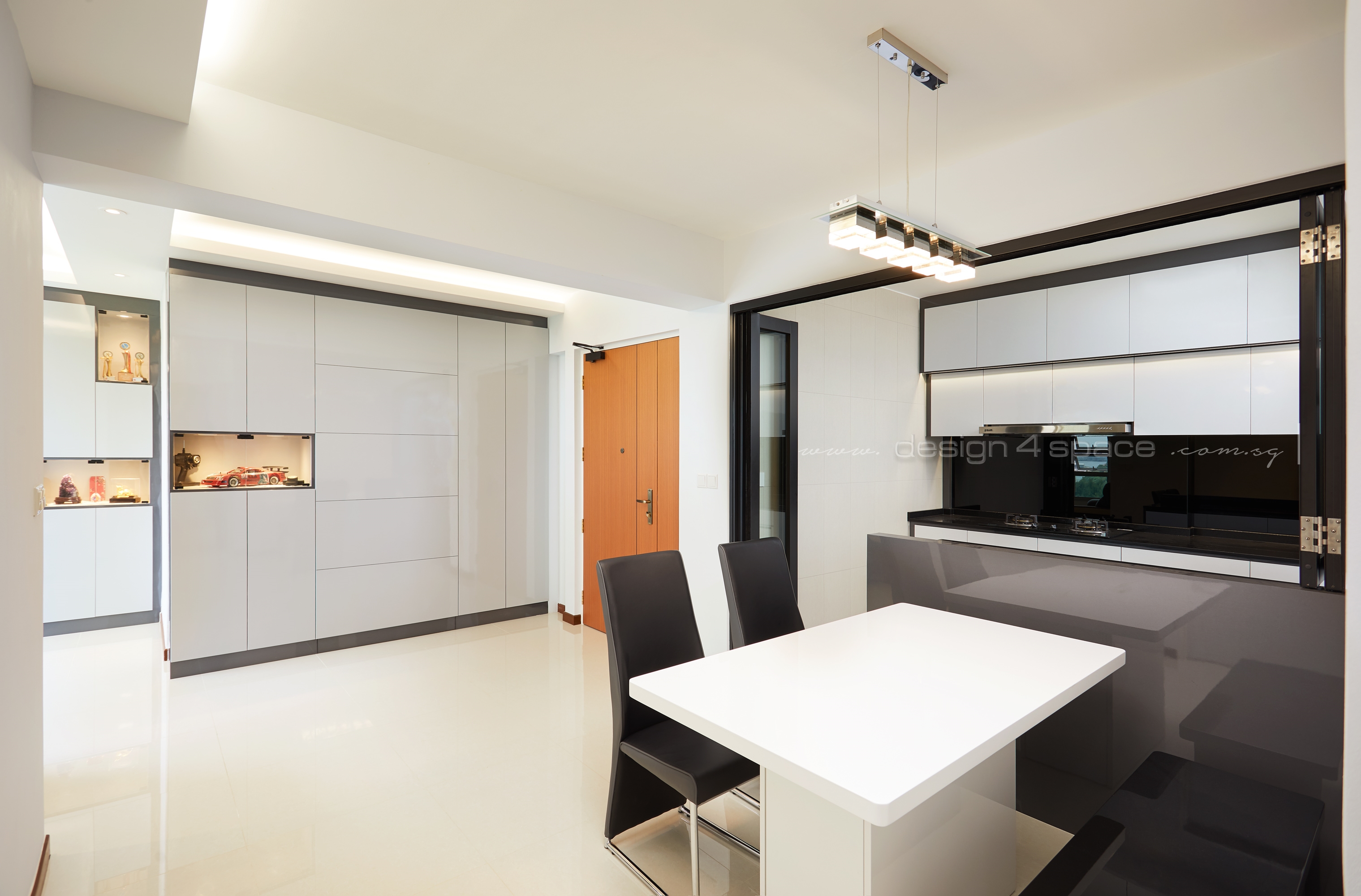 Contemporary Design - Dining Room - HDB 4 Room - Design by Design 4 Space Pte Ltd