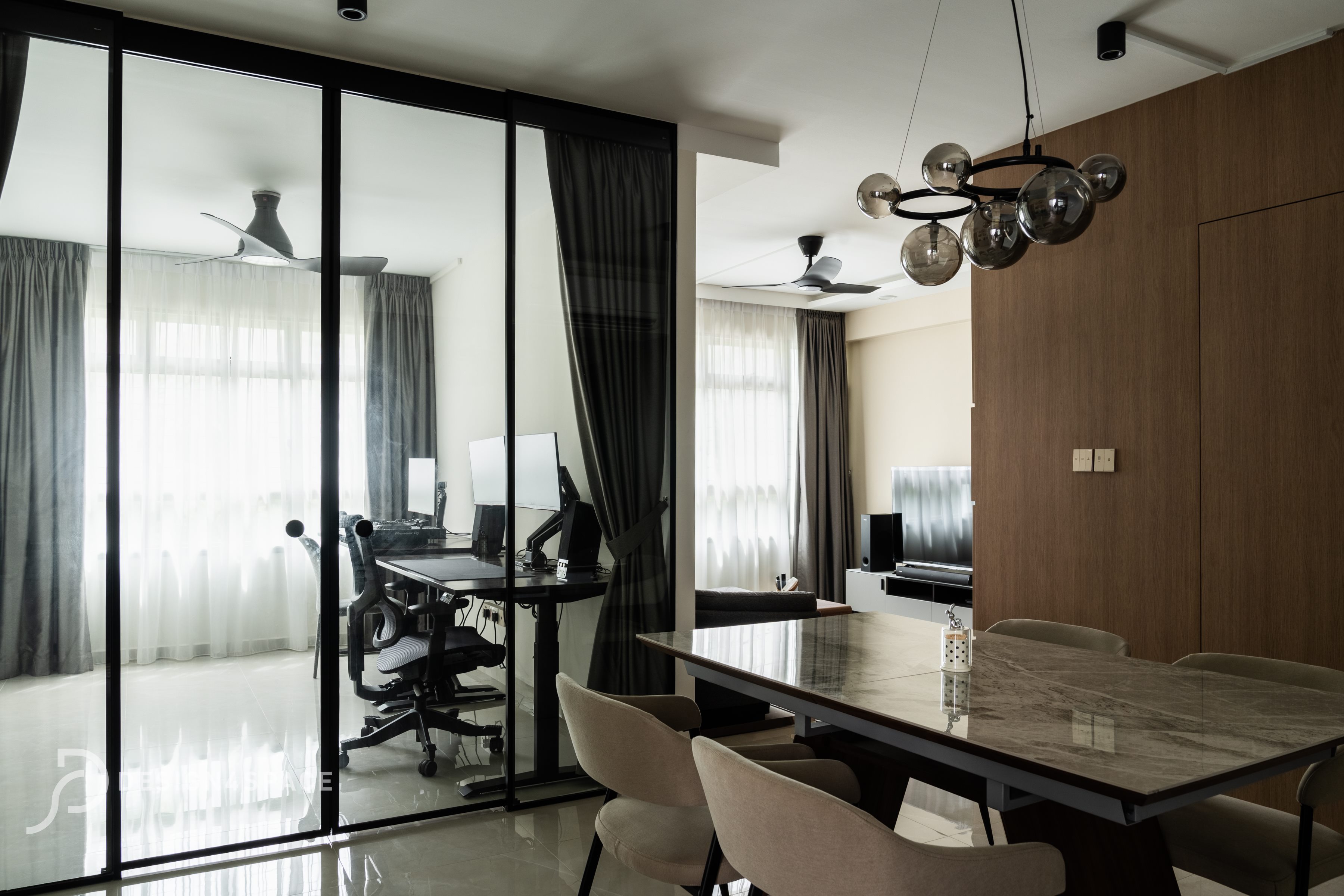 Modern Design - Dining Room - HDB 4 Room - Design by Design 4 Space Pte Ltd