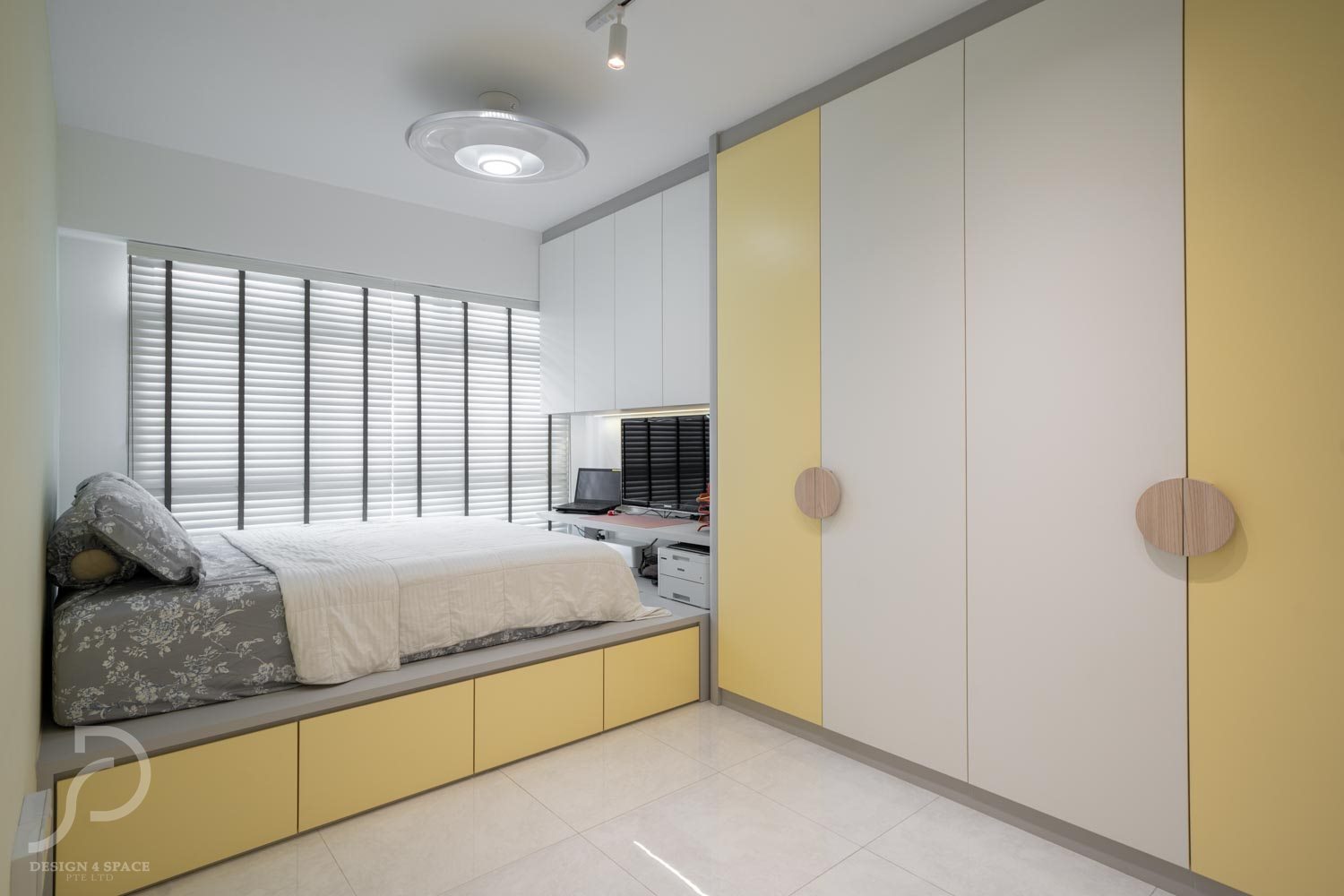 Contemporary Design - Bedroom - HDB 4 Room - Design by Design 4 Space Pte Ltd