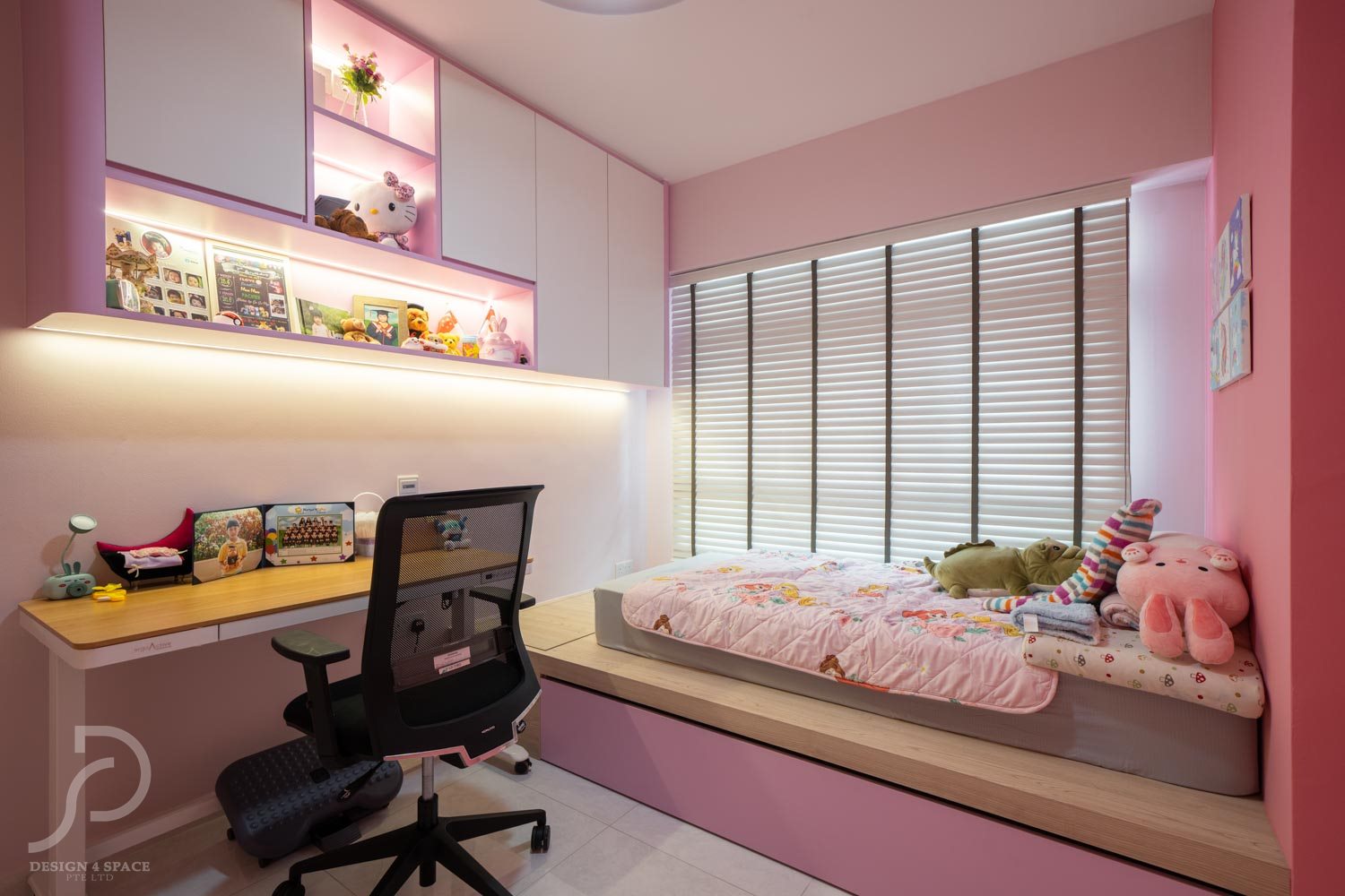 Contemporary Design - Bedroom - HDB 4 Room - Design by Design 4 Space Pte Ltd