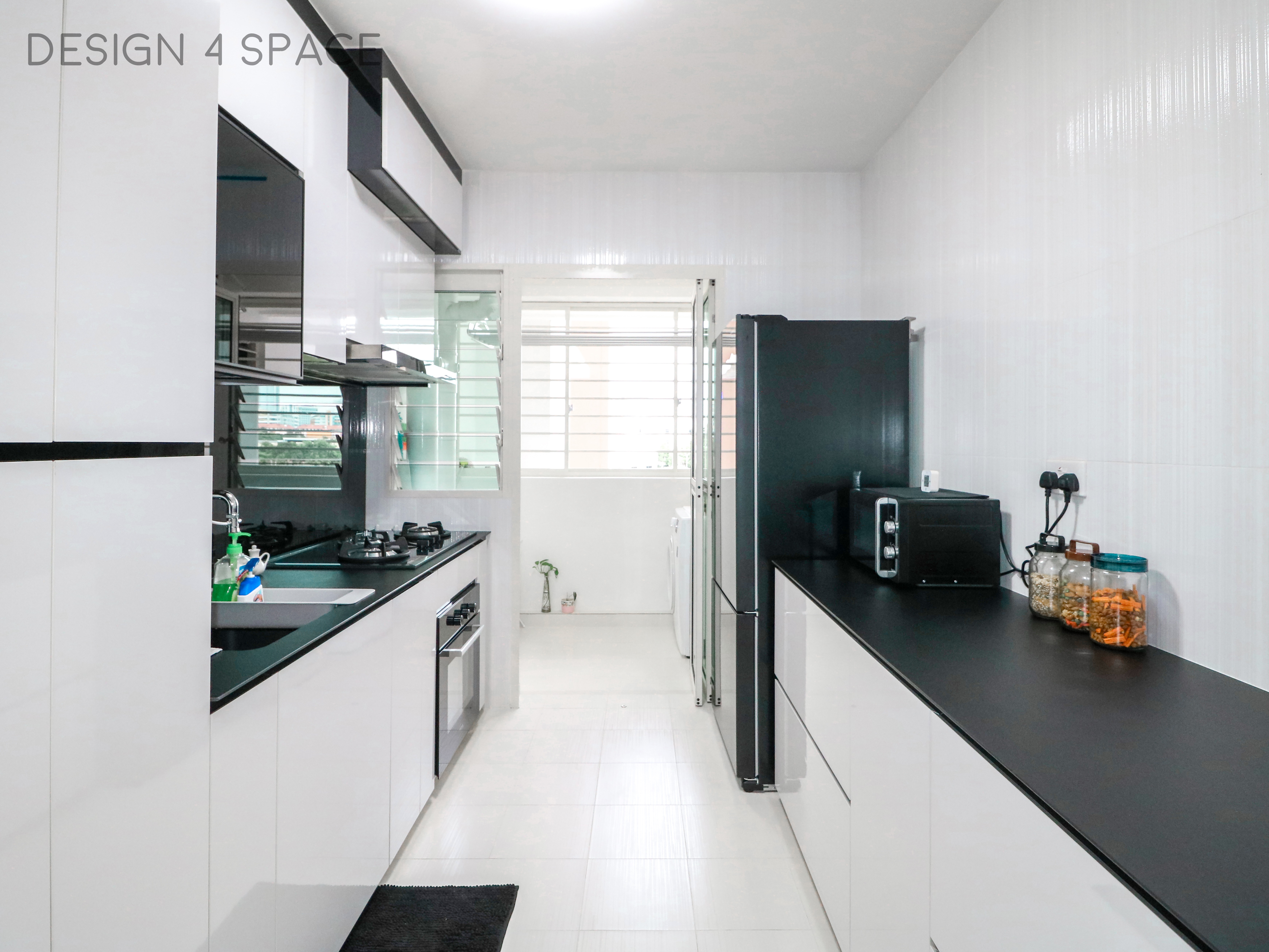 Contemporary, Minimalist, Modern Design - Kitchen - HDB 4 Room - Design by Design 4 Space Pte Ltd