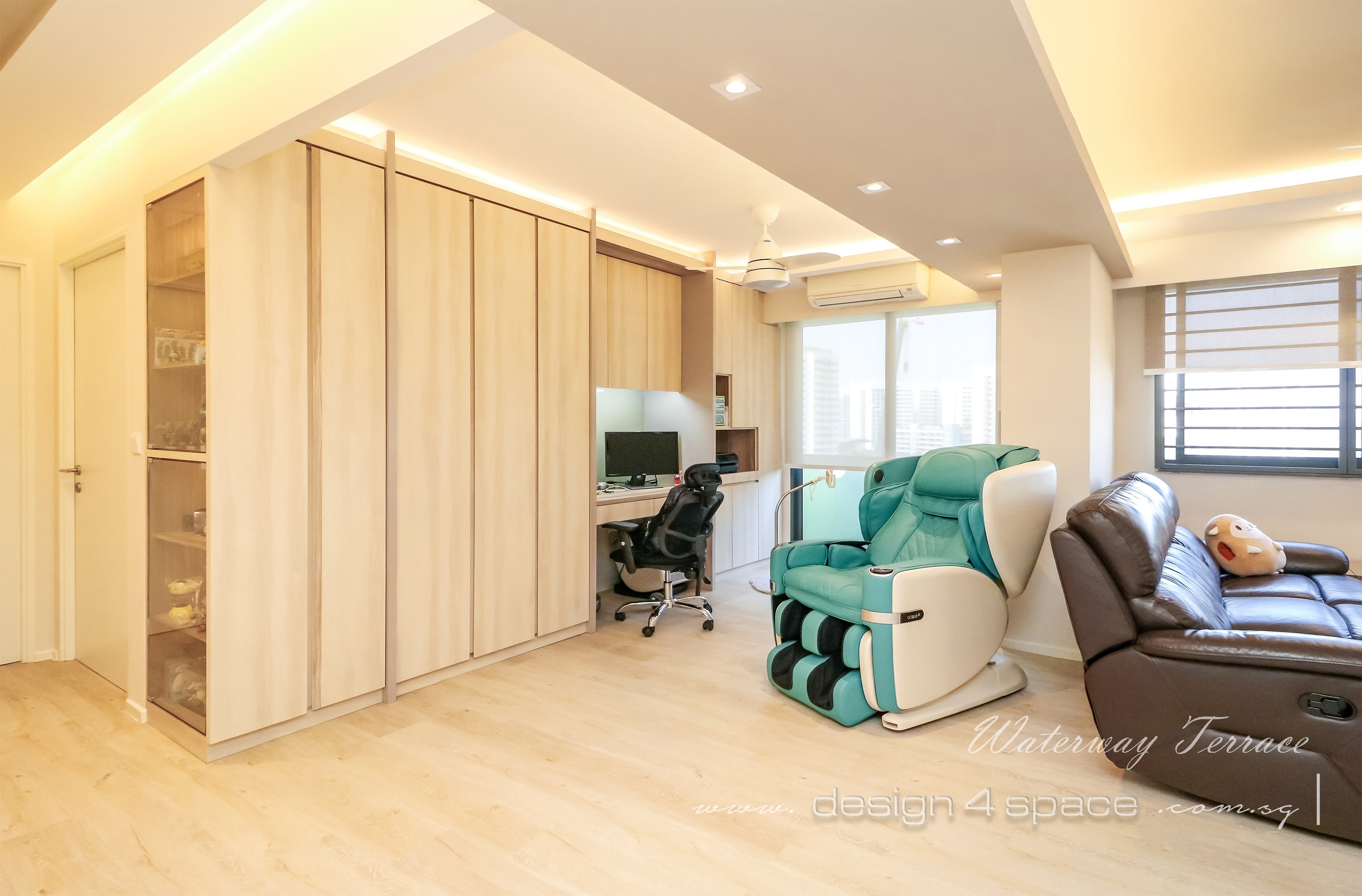 Contemporary Design - Living Room - HDB 4 Room - Design by Design 4 Space Pte Ltd