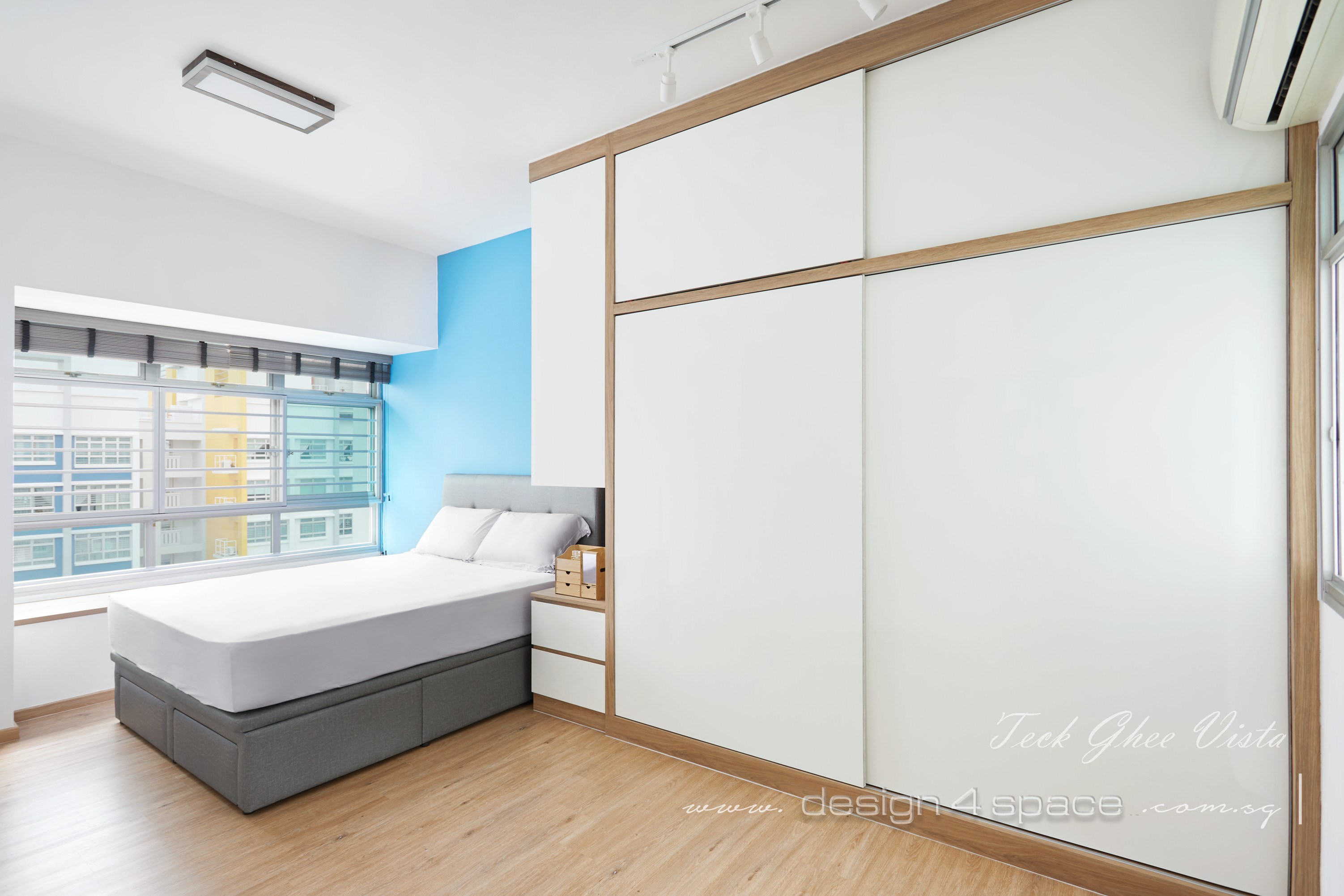 Contemporary Design - Bedroom - HDB 4 Room - Design by Design 4 Space Pte Ltd