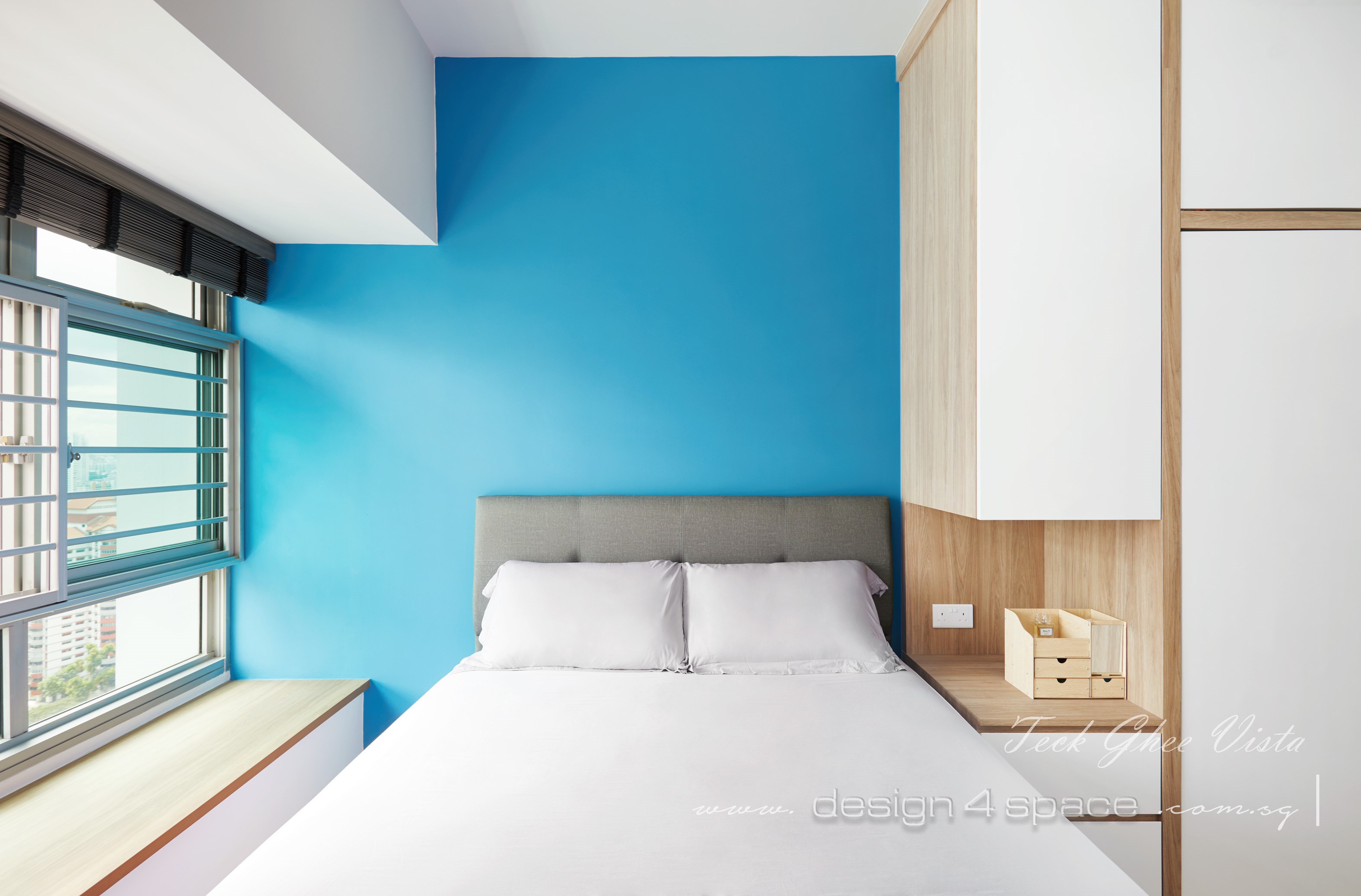 Contemporary Design - Bedroom - HDB 4 Room - Design by Design 4 Space Pte Ltd