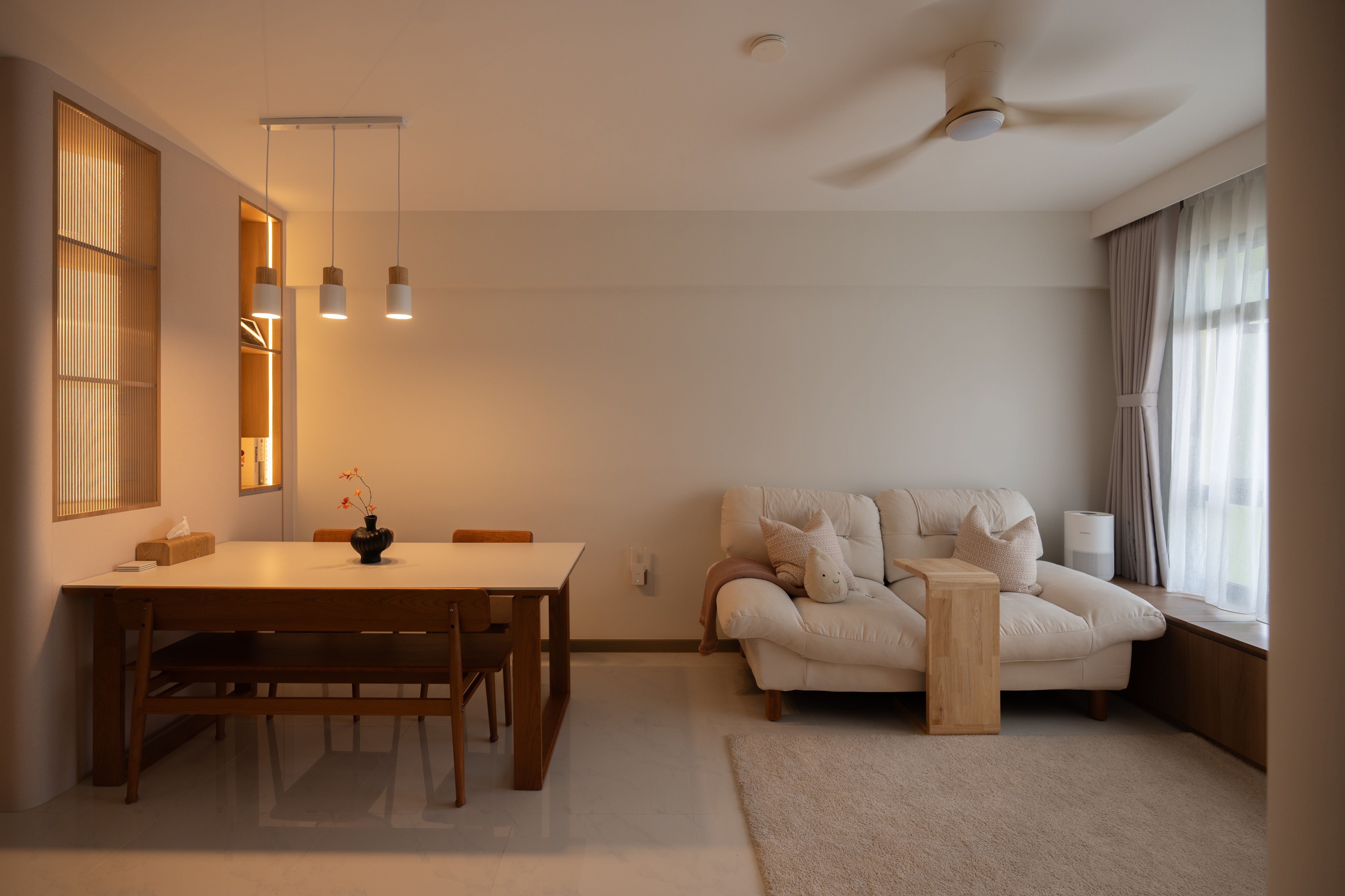 Modern, Scandinavian Design - Living Room - HDB 4 Room - Design by Design 4 Space Pte Ltd