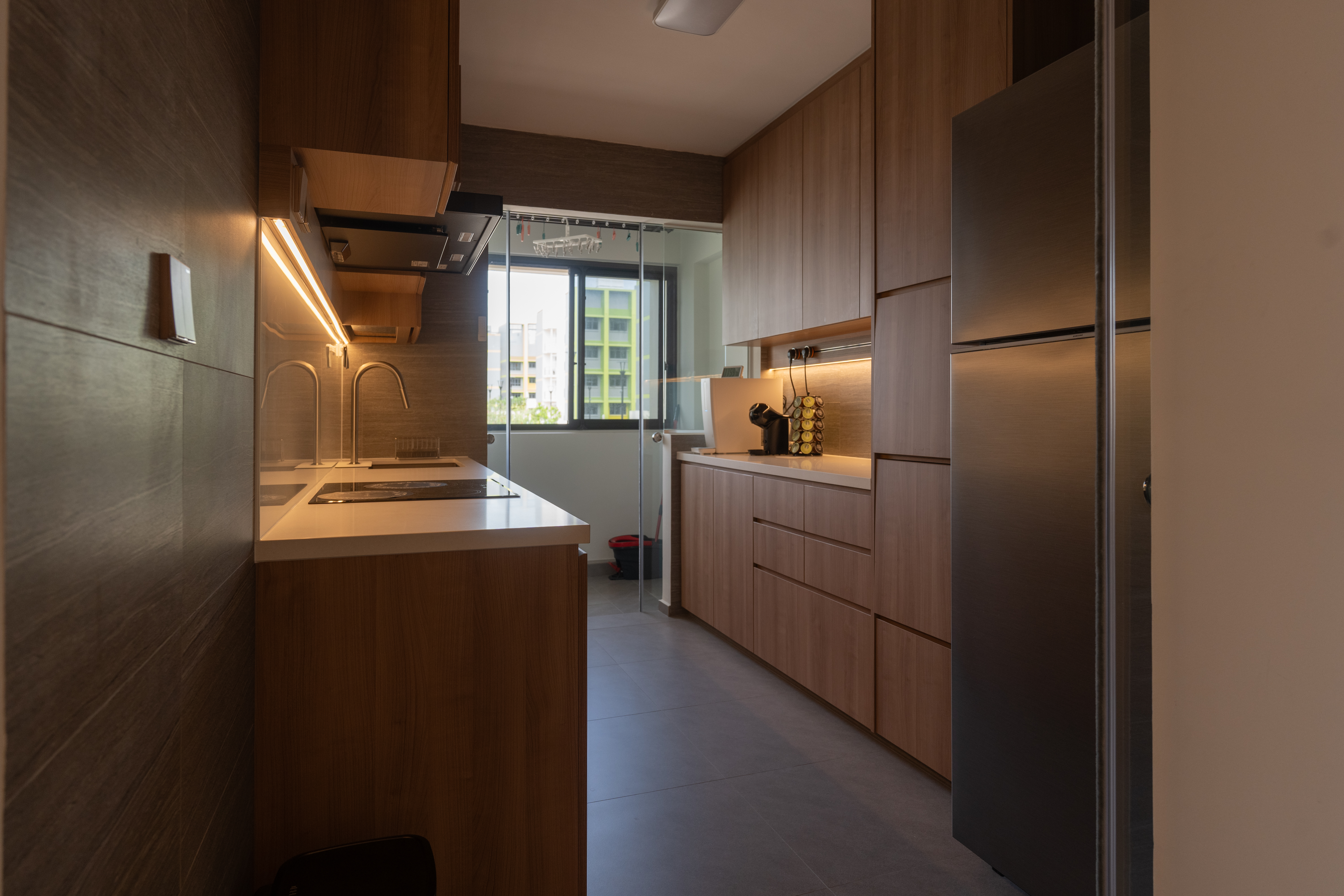 Modern, Scandinavian Design - Kitchen - HDB 4 Room - Design by Design 4 Space Pte Ltd