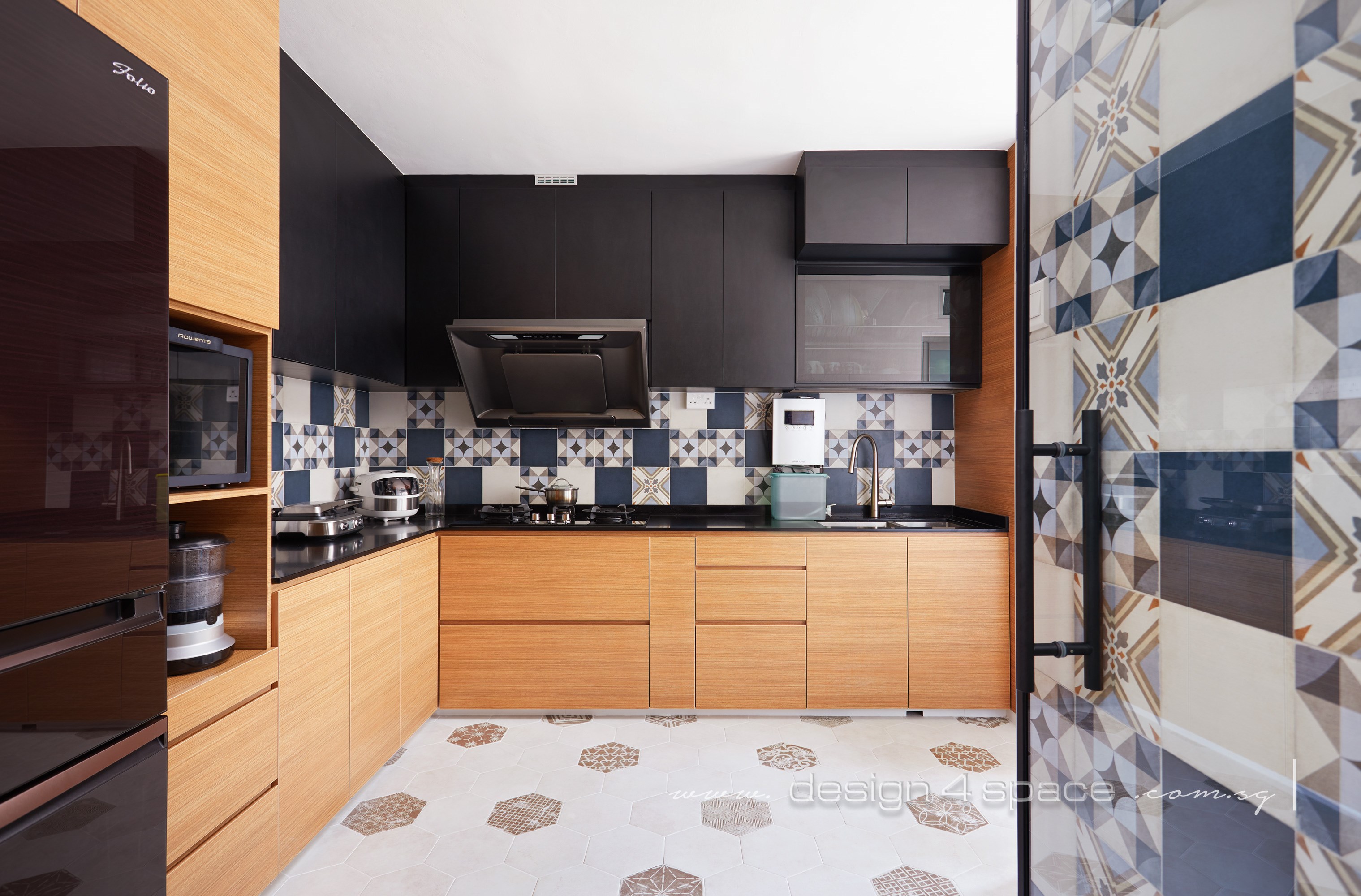 Modern, Scandinavian Design - Kitchen - HDB 4 Room - Design by Design 4 Space Pte Ltd