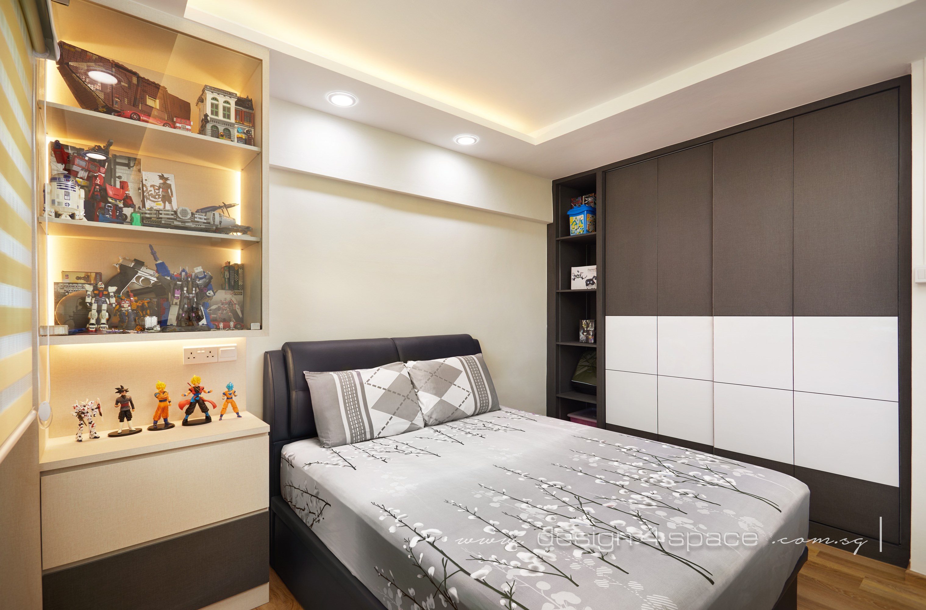 Modern, Scandinavian Design - Bedroom - HDB 4 Room - Design by Design 4 Space Pte Ltd