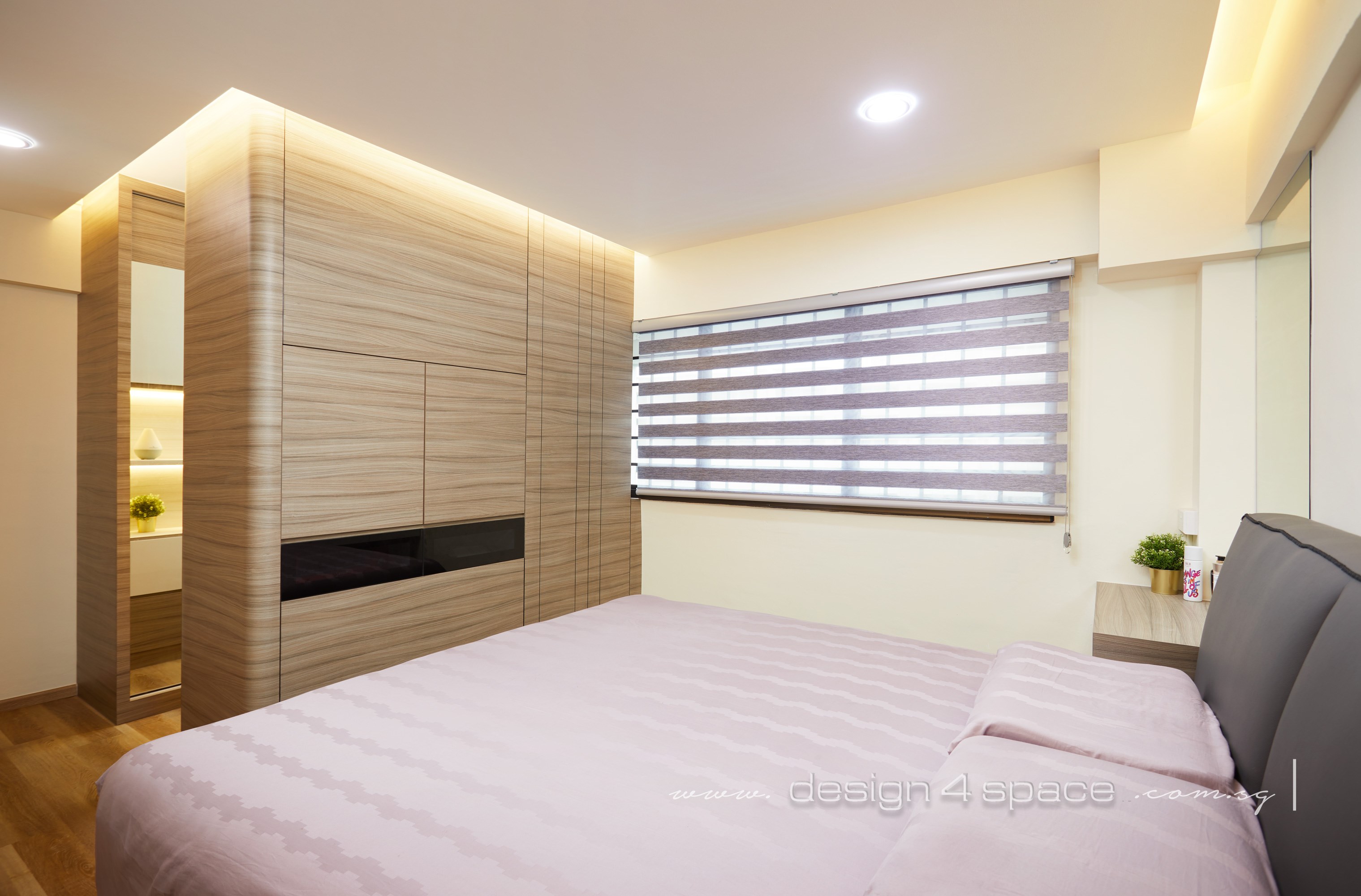 Modern, Scandinavian Design - Bedroom - HDB 4 Room - Design by Design 4 Space Pte Ltd