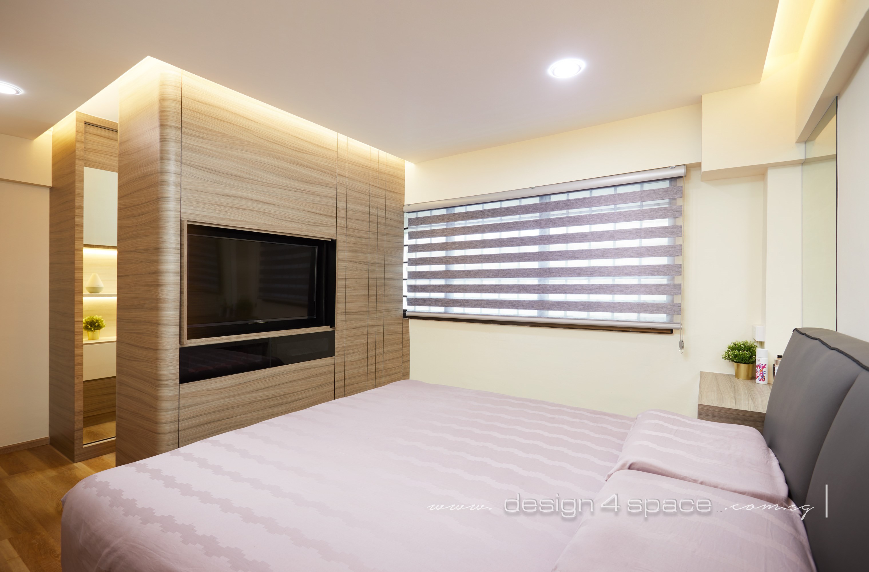 Modern, Scandinavian Design - Bedroom - HDB 4 Room - Design by Design 4 Space Pte Ltd