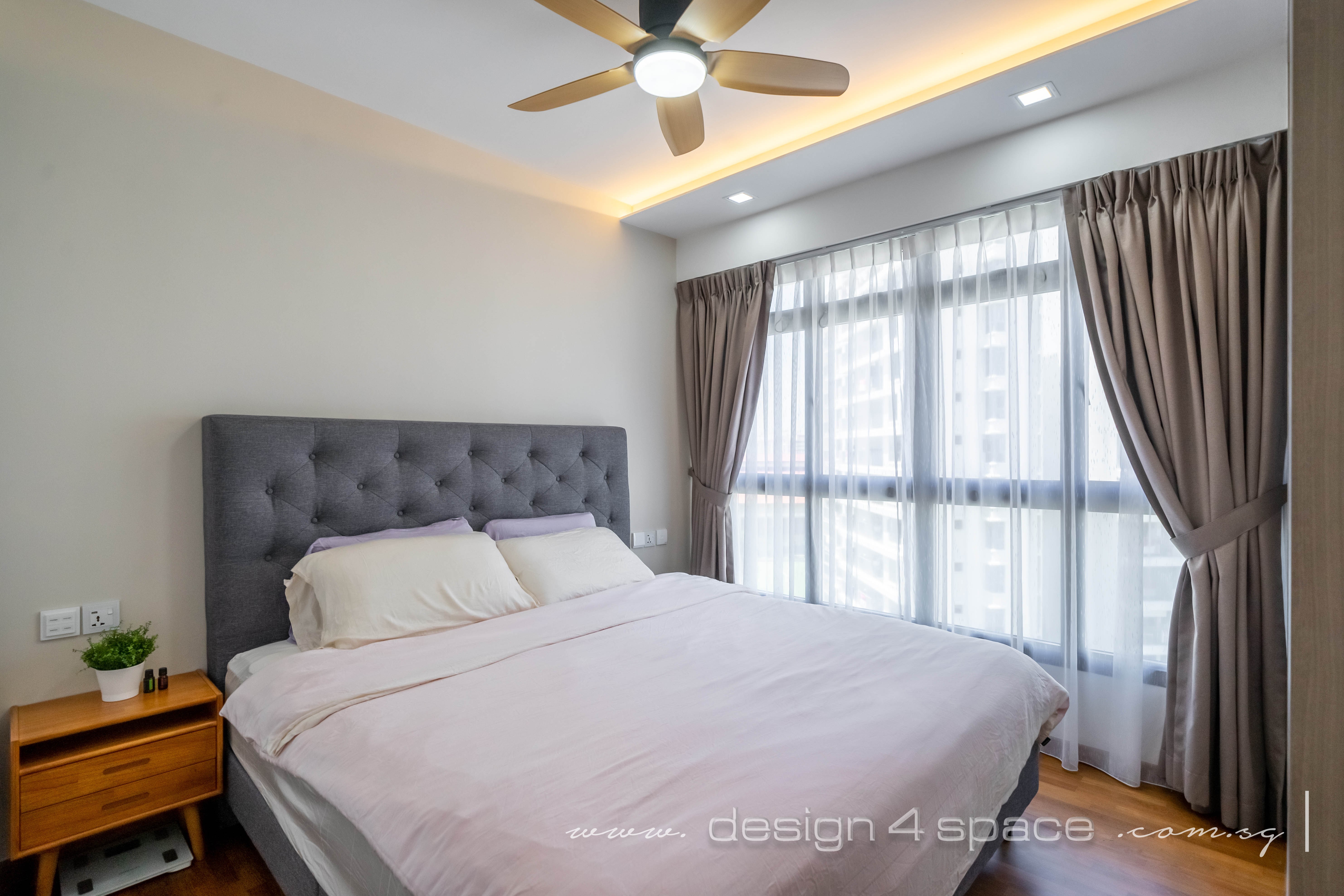 Contemporary Design - Bedroom - Condominium - Design by Design 4 Space Pte Ltd