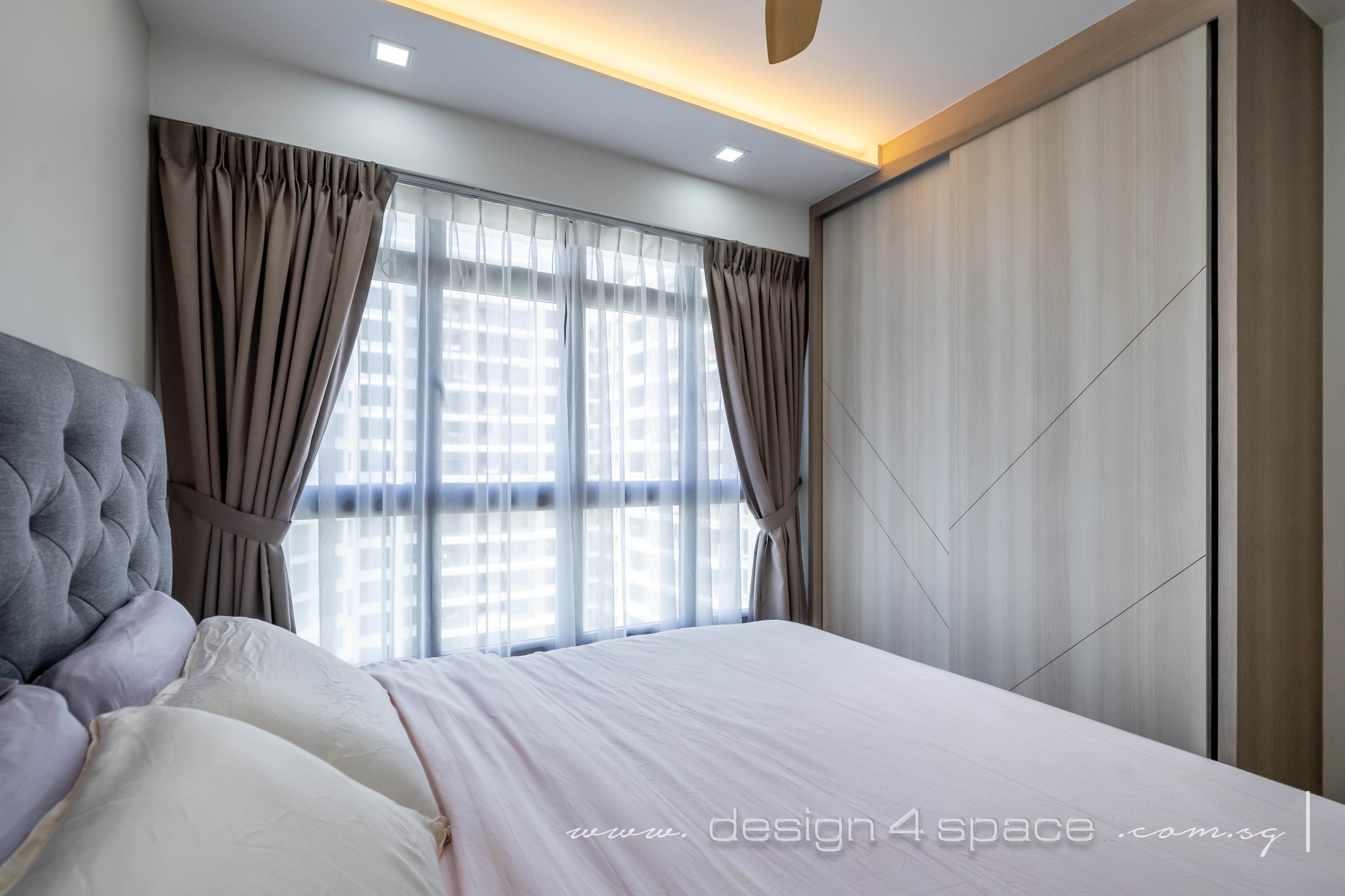 Contemporary Design - Bedroom - Condominium - Design by Design 4 Space Pte Ltd