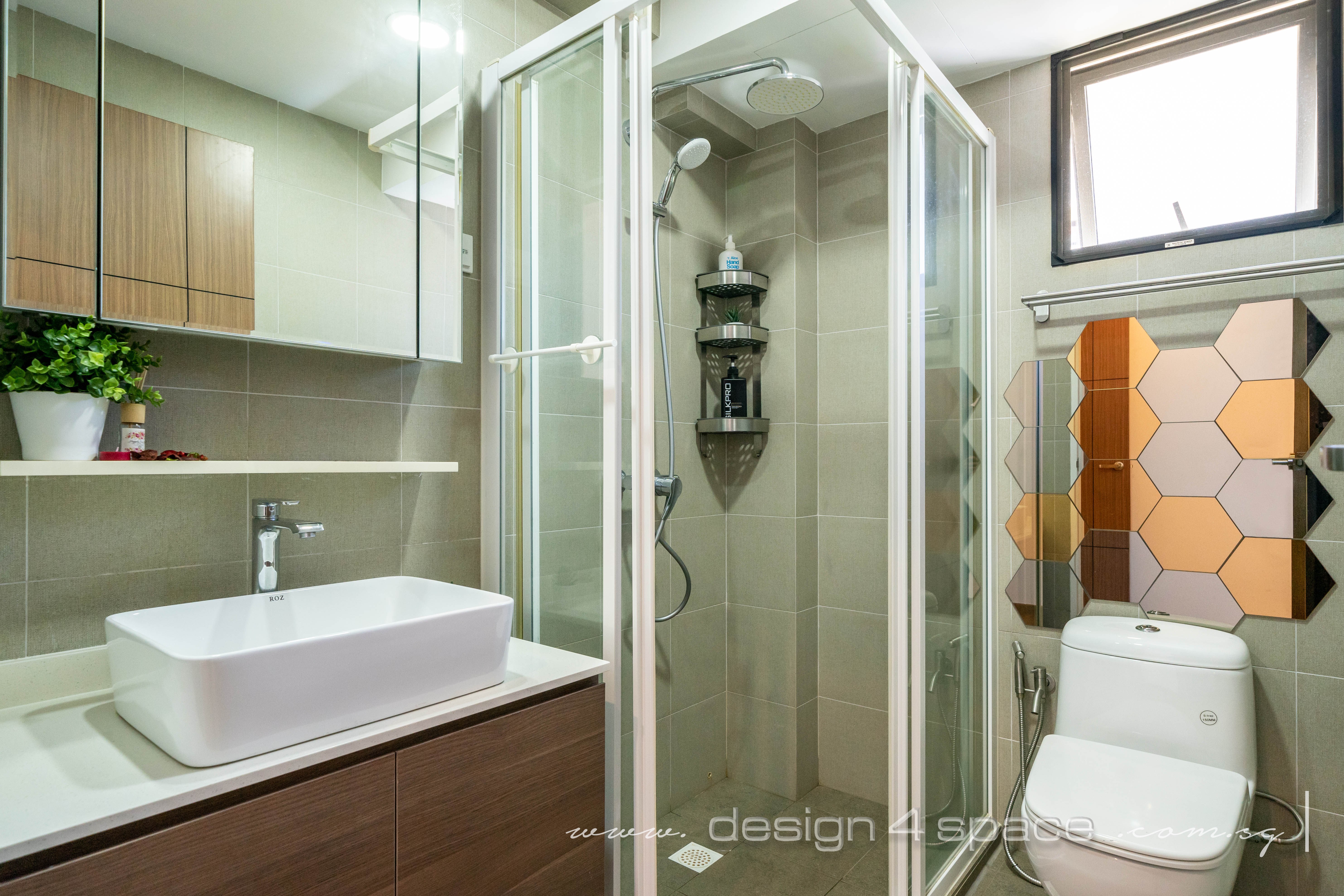 Contemporary Design - Bathroom - Condominium - Design by Design 4 Space Pte Ltd