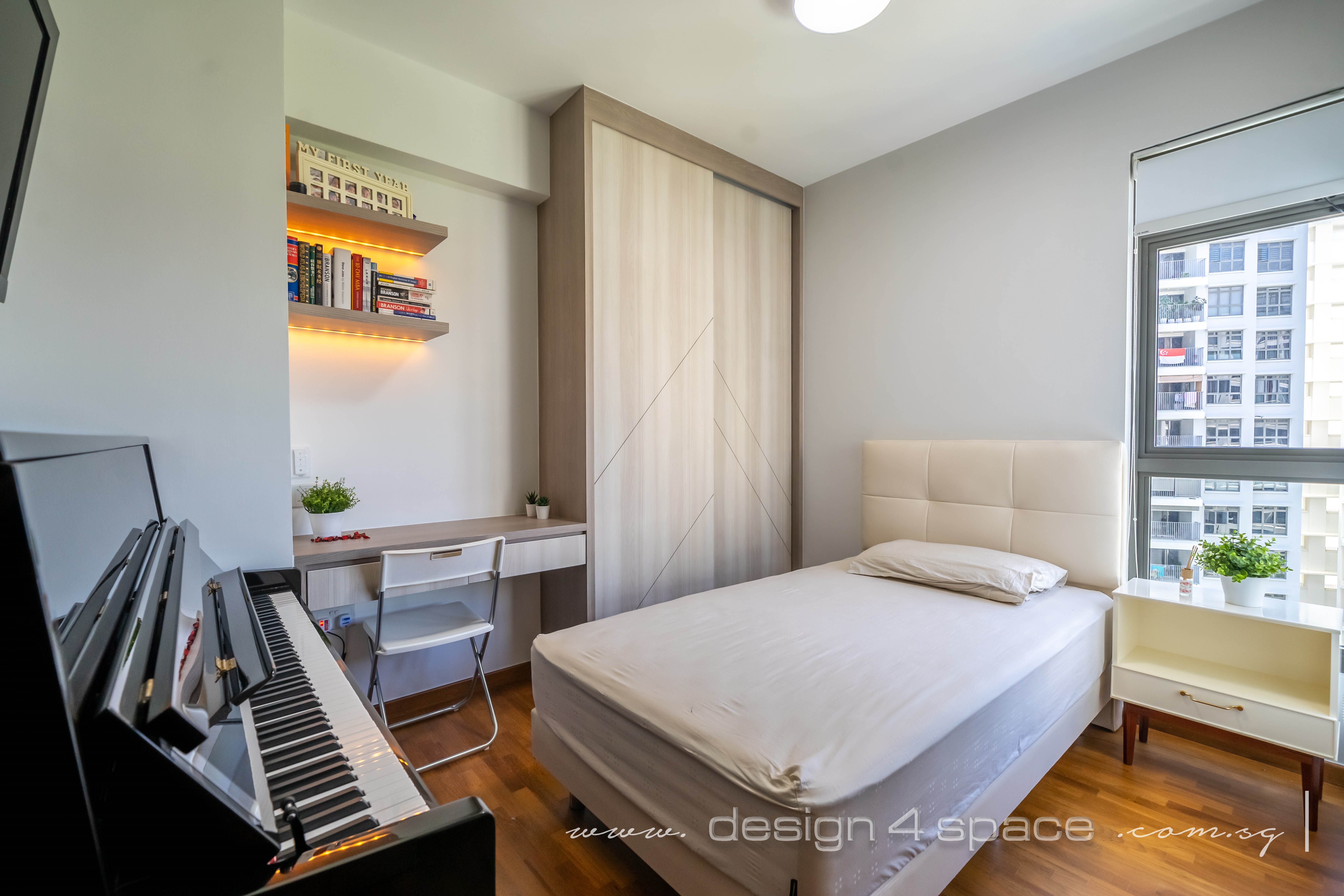 Contemporary Design - Bedroom - Condominium - Design by Design 4 Space Pte Ltd