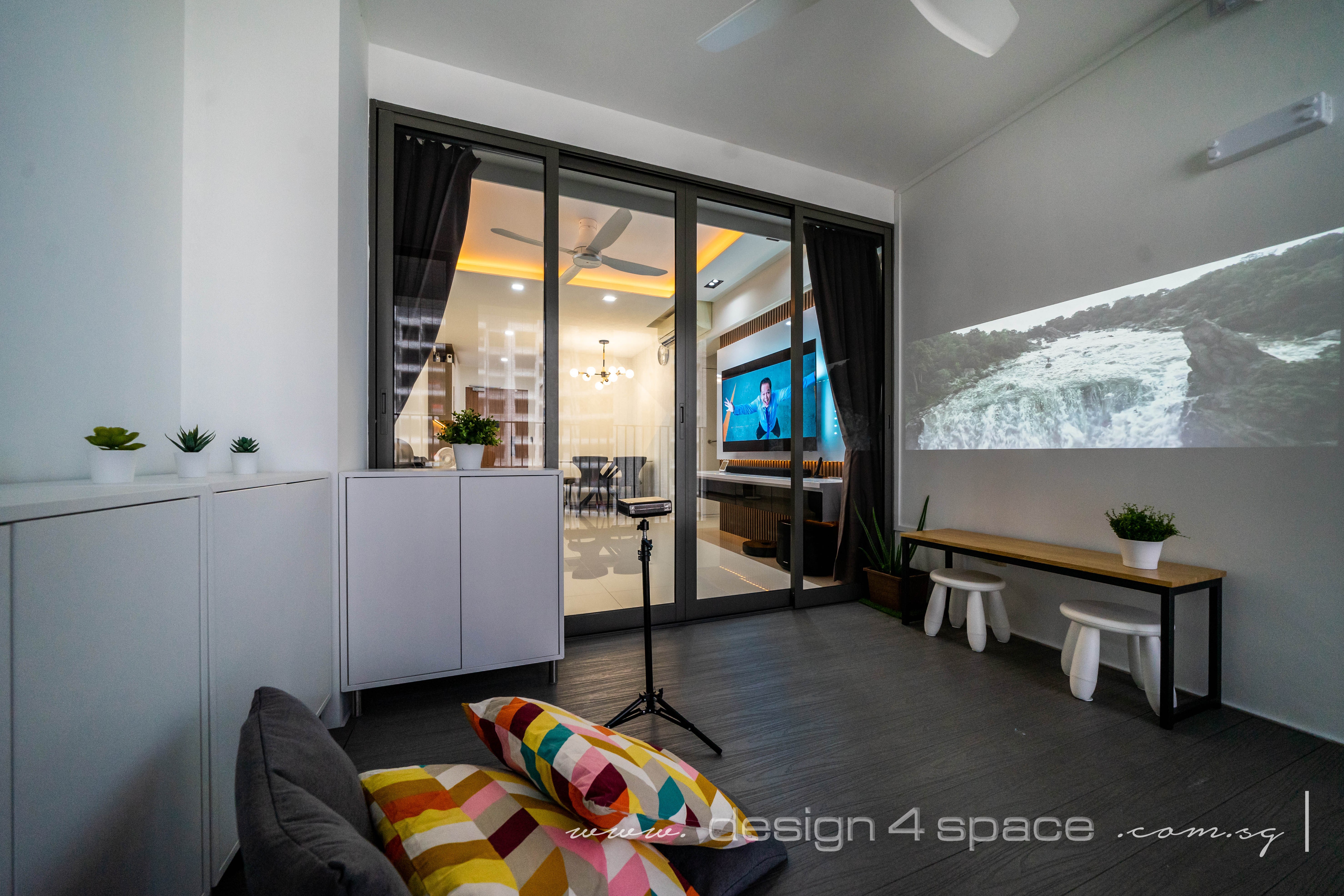 Contemporary Design - Entertainment Room - Condominium - Design by Design 4 Space Pte Ltd