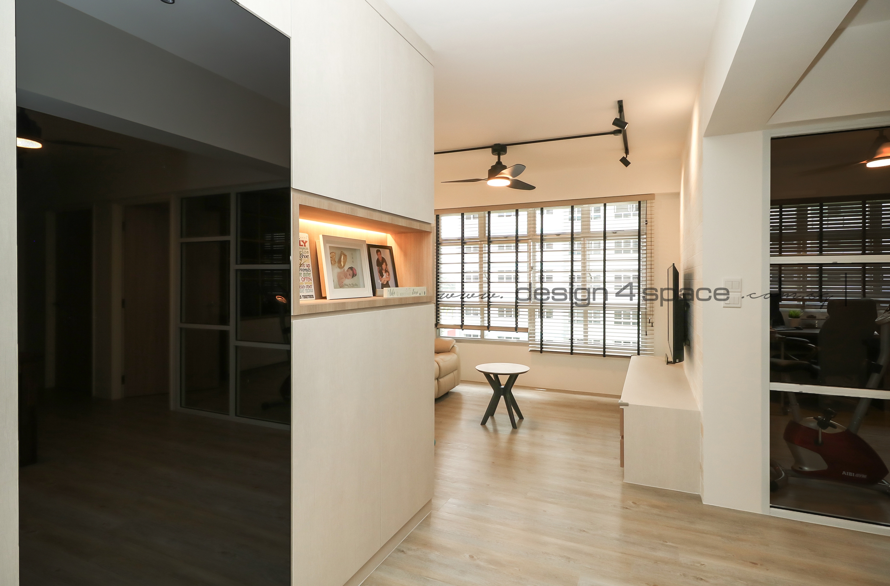 Contemporary, Scandinavian Design - Living Room - HDB 4 Room - Design by Design 4 Space Pte Ltd