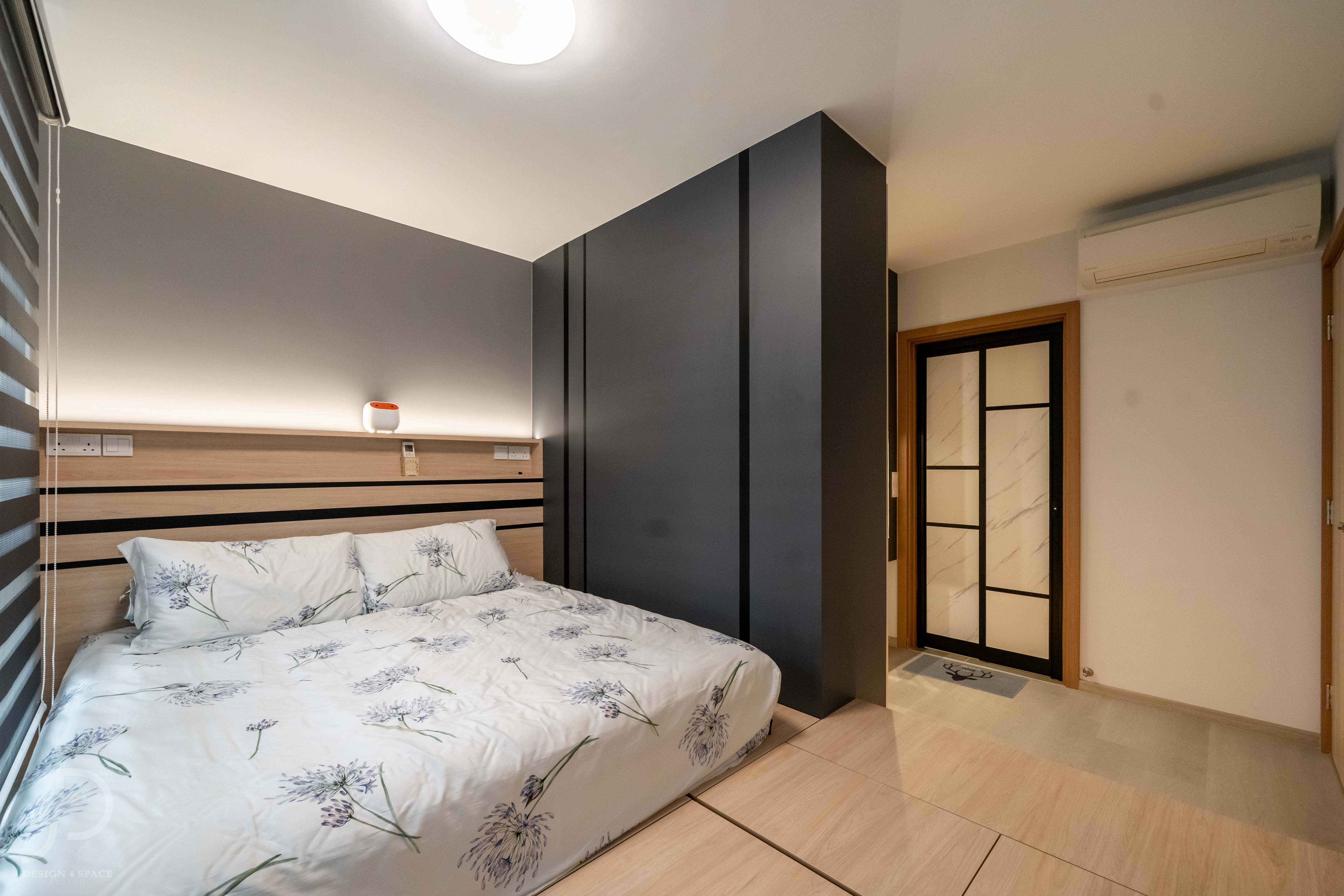 Contemporary, Modern Design - Bedroom - HDB 4 Room - Design by Design 4 Space Pte Ltd