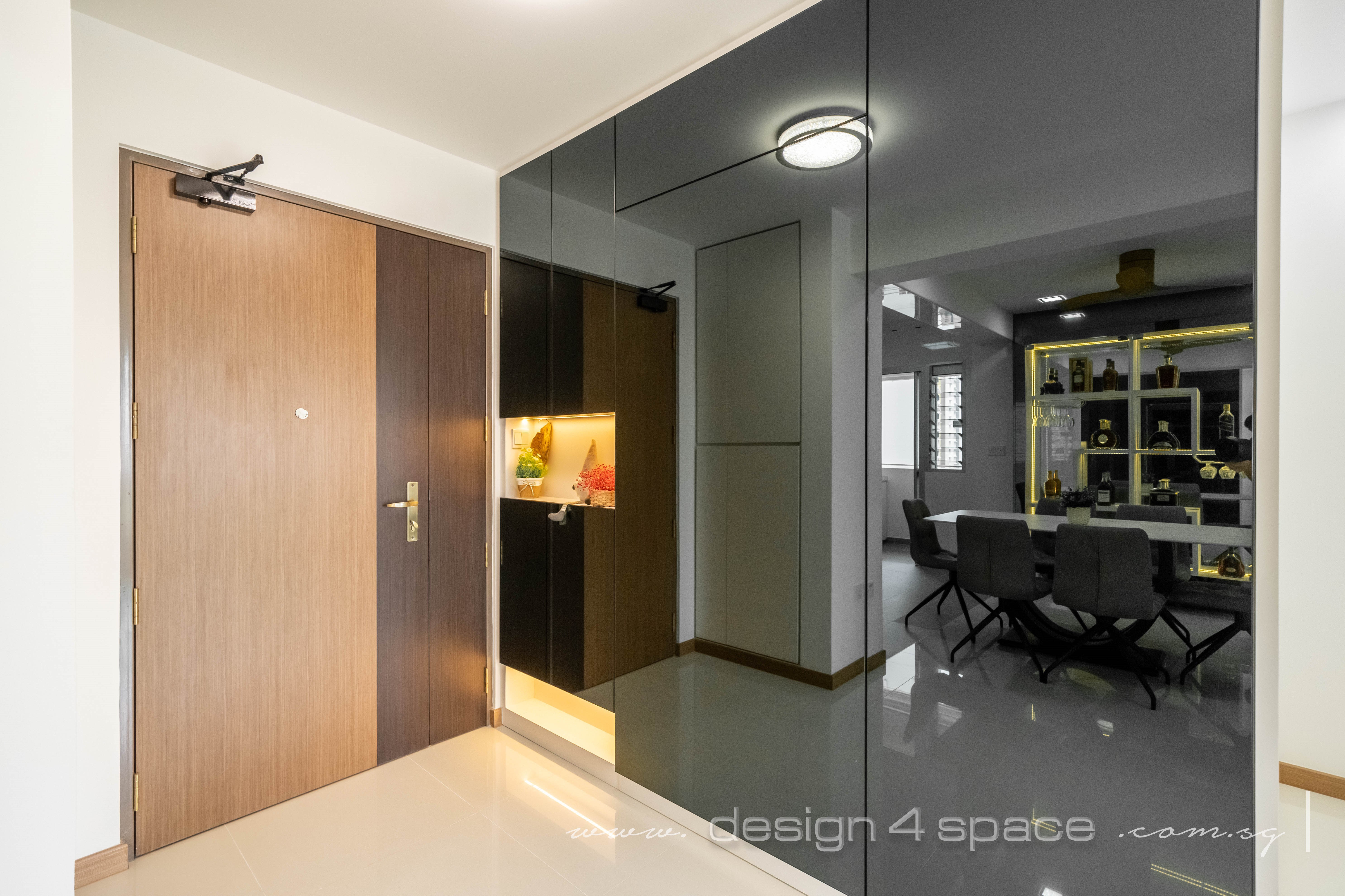 Contemporary, Minimalist Design - Living Room - HDB 4 Room - Design by Design 4 Space Pte Ltd