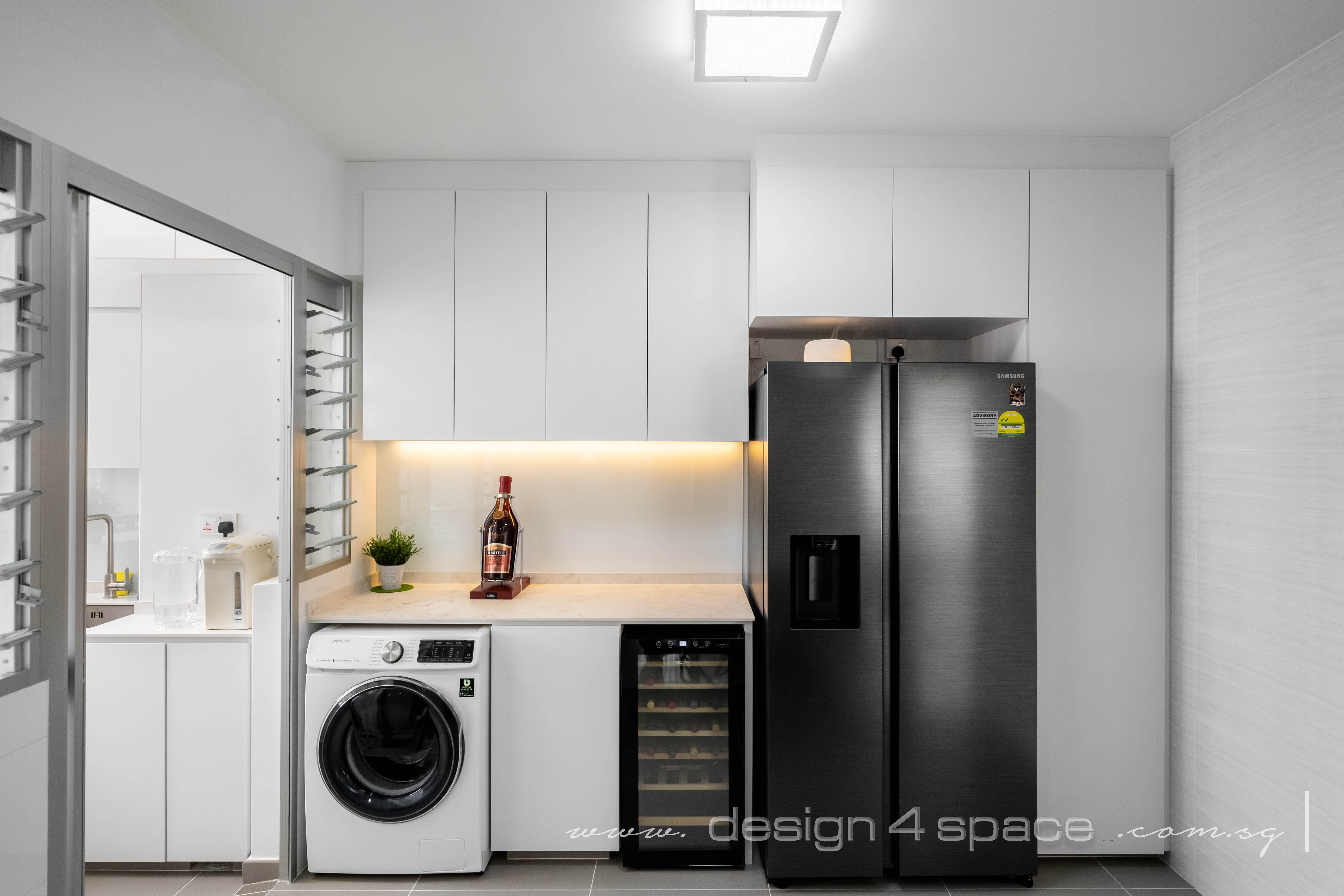 Contemporary, Minimalist Design - Kitchen - HDB 4 Room - Design by Design 4 Space Pte Ltd