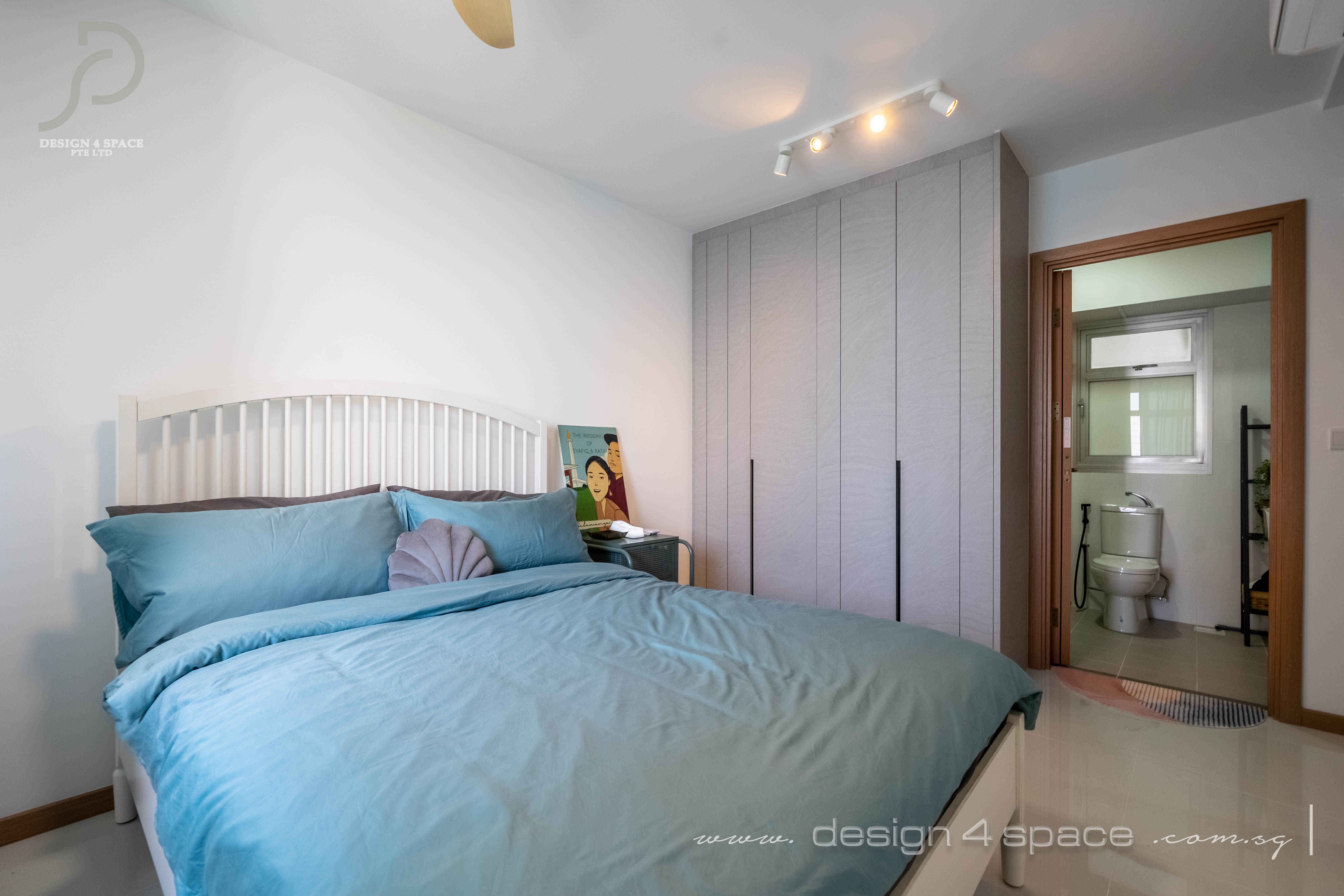 Contemporary, Modern Design - Bedroom - HDB 4 Room - Design by Design 4 Space Pte Ltd