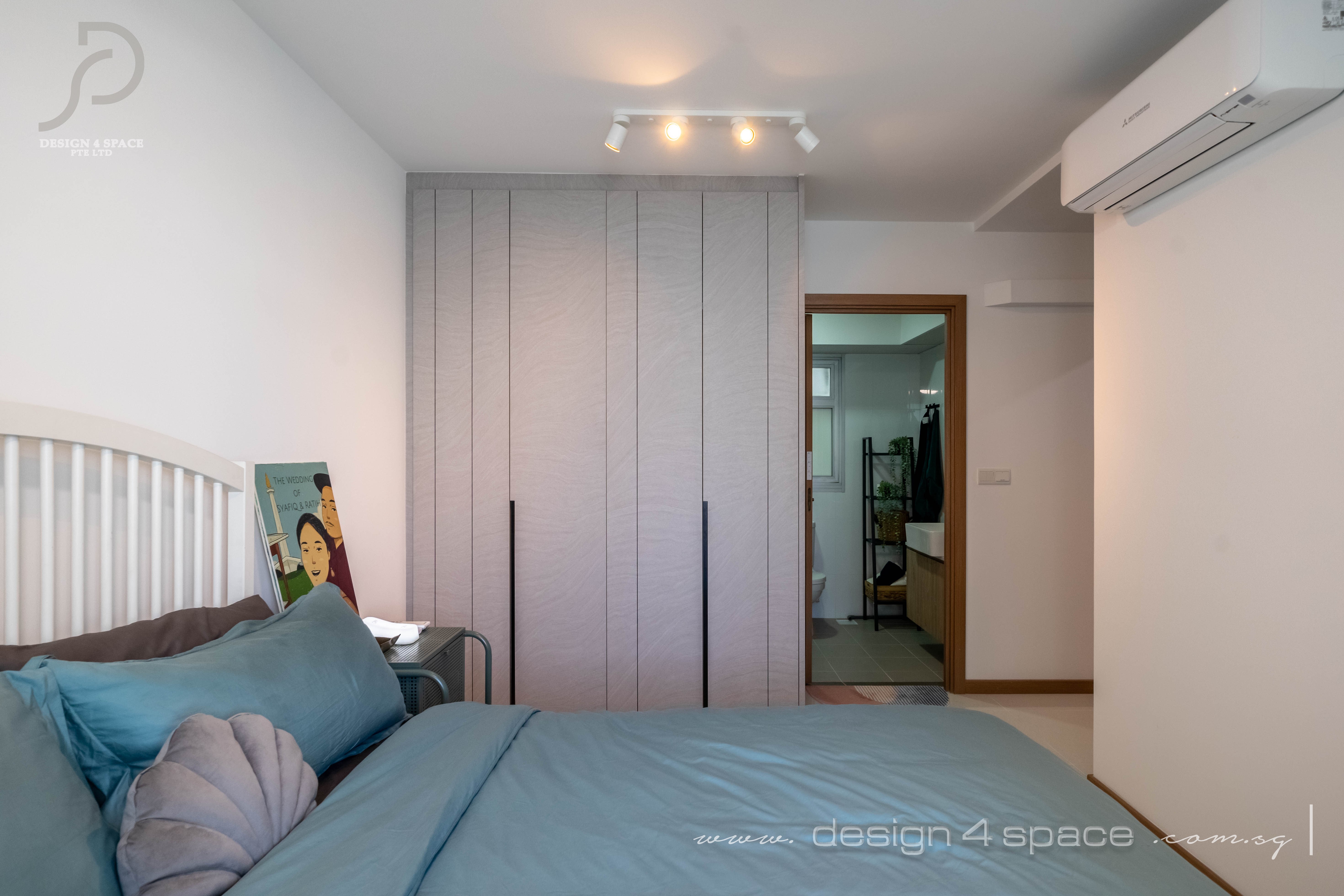 Contemporary, Modern Design - Bedroom - HDB 4 Room - Design by Design 4 Space Pte Ltd