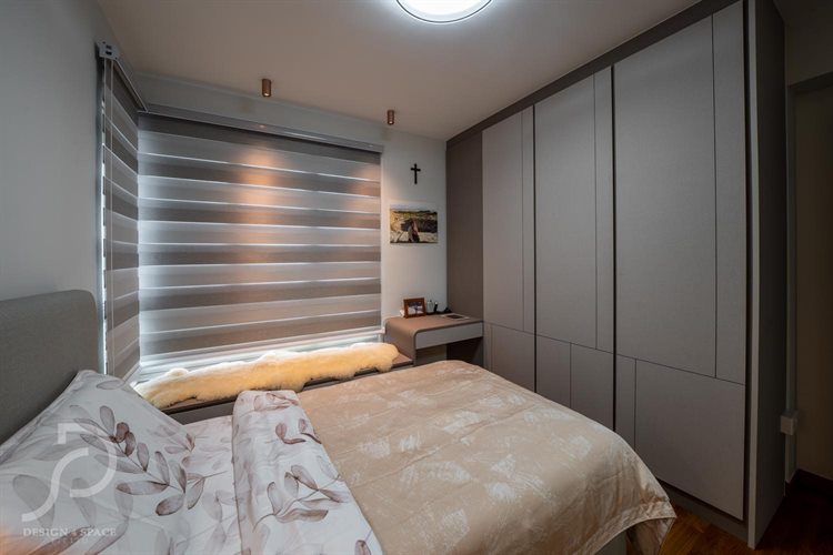 Contemporary, Modern Design - Bedroom - HDB 4 Room - Design by Design 4 Space Pte Ltd