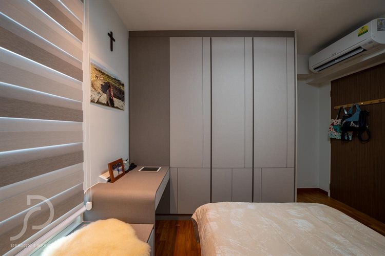 Contemporary, Modern Design - Bedroom - HDB 4 Room - Design by Design 4 Space Pte Ltd