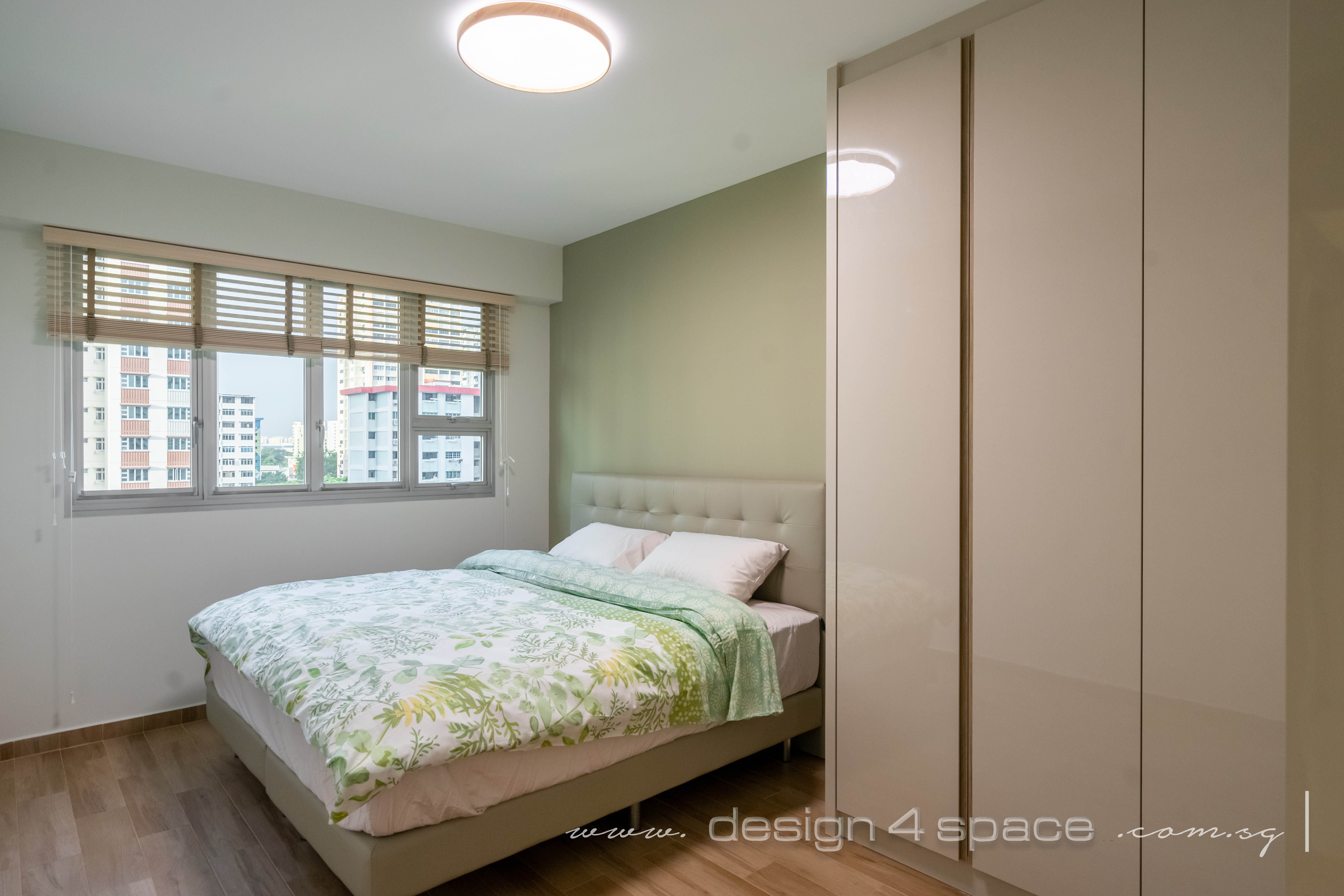 Contemporary Design - Bedroom - HDB 4 Room - Design by Design 4 Space Pte Ltd