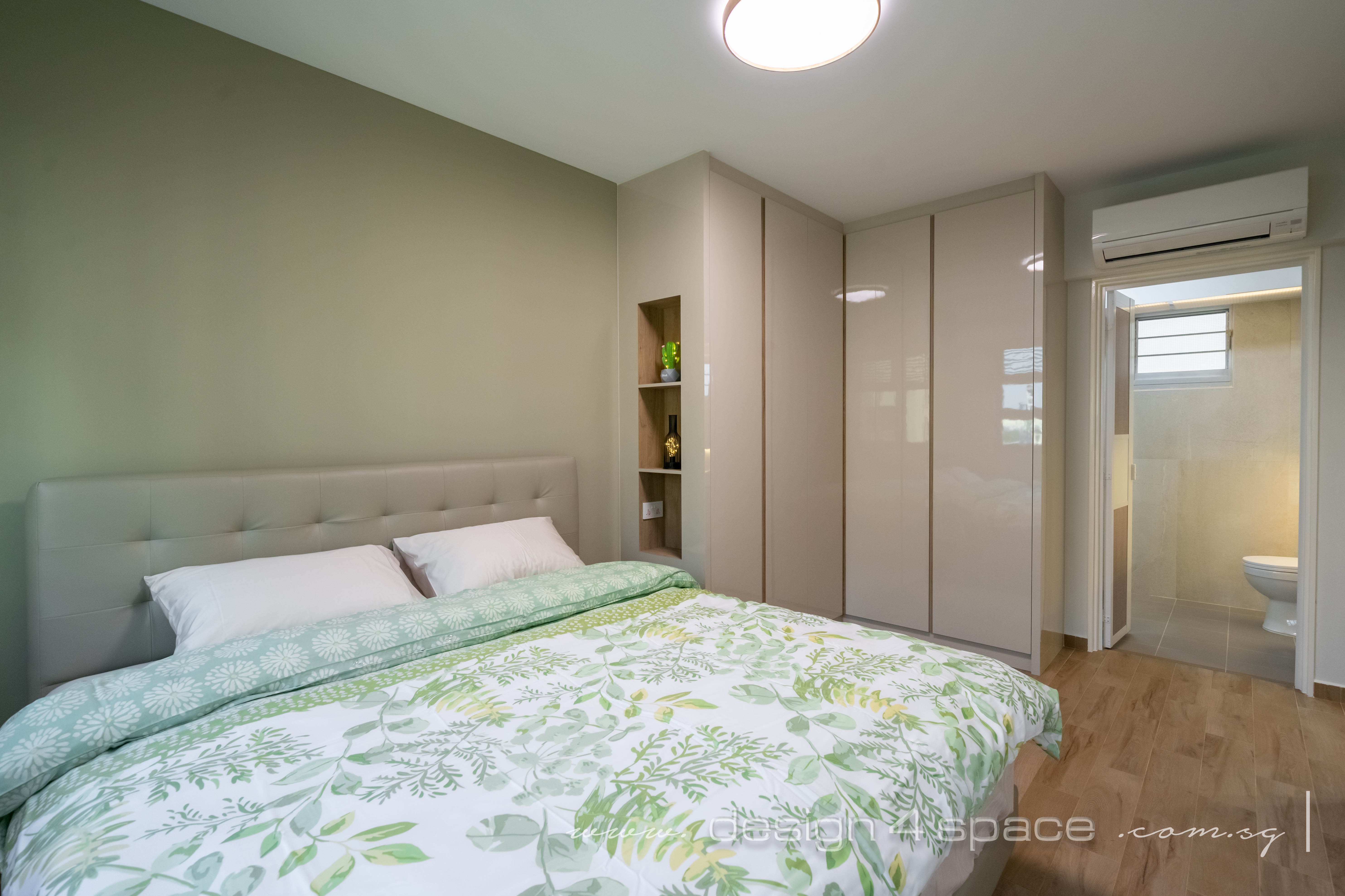 Contemporary Design - Bedroom - HDB 4 Room - Design by Design 4 Space Pte Ltd