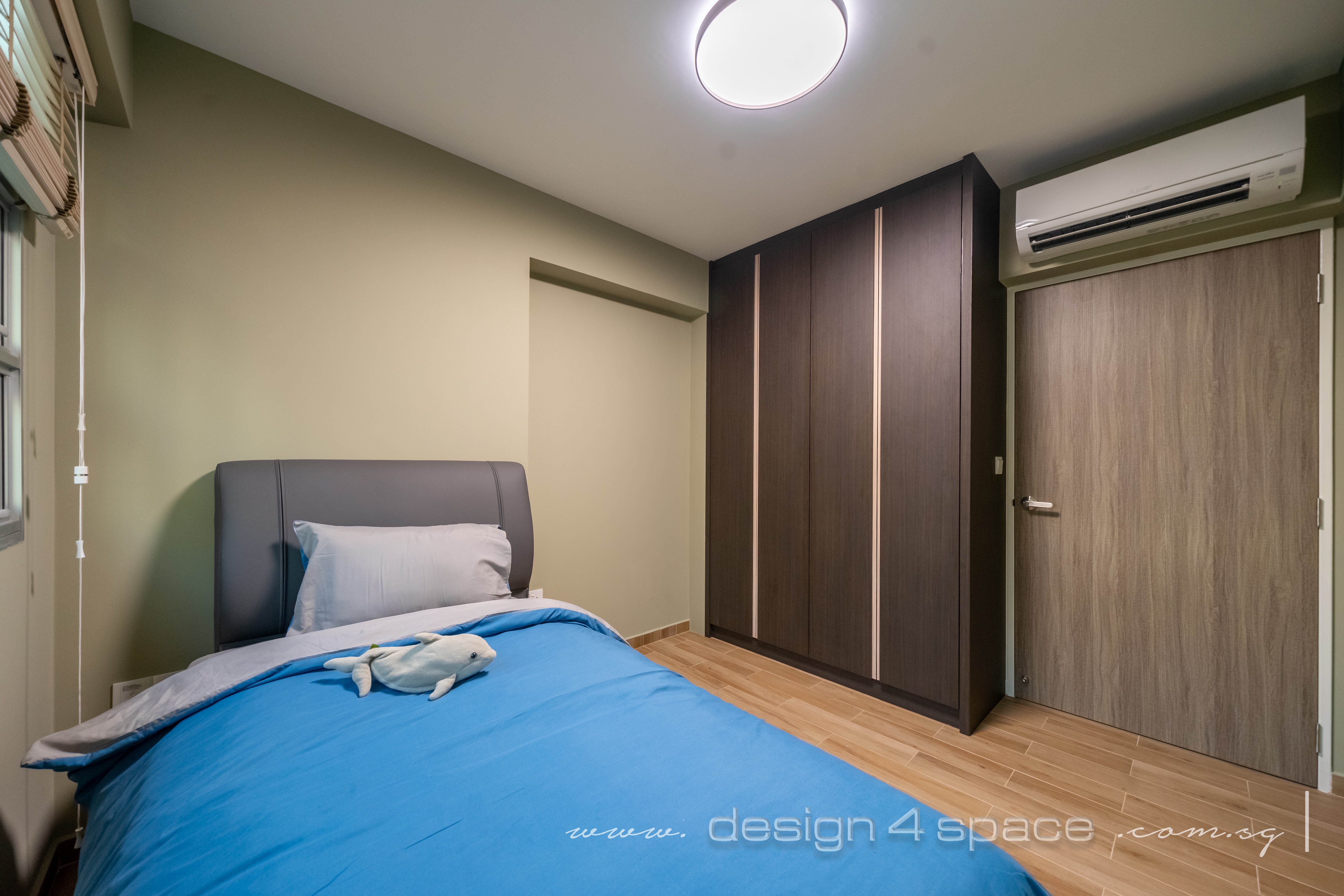 Contemporary Design - Bedroom - HDB 4 Room - Design by Design 4 Space Pte Ltd