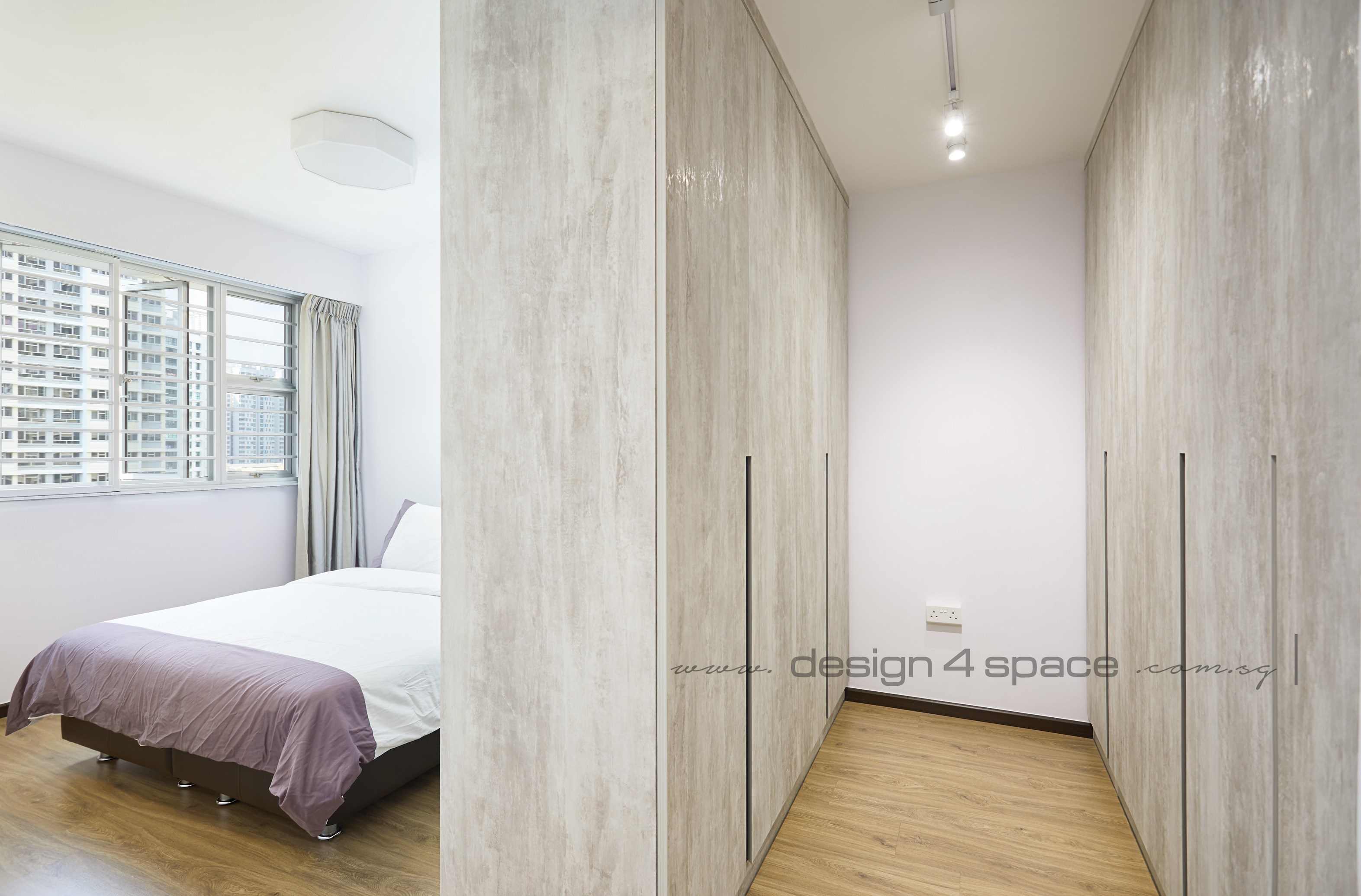 Modern Design - Bedroom - HDB 4 Room - Design by Design 4 Space Pte Ltd