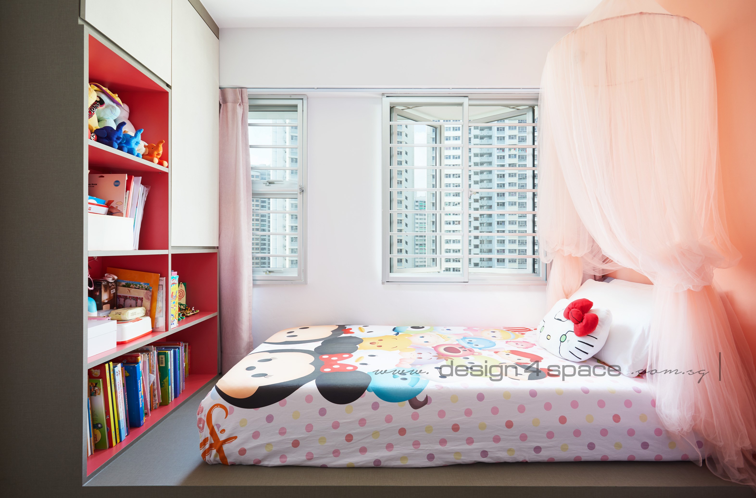 Modern Design - Bedroom - HDB 4 Room - Design by Design 4 Space Pte Ltd