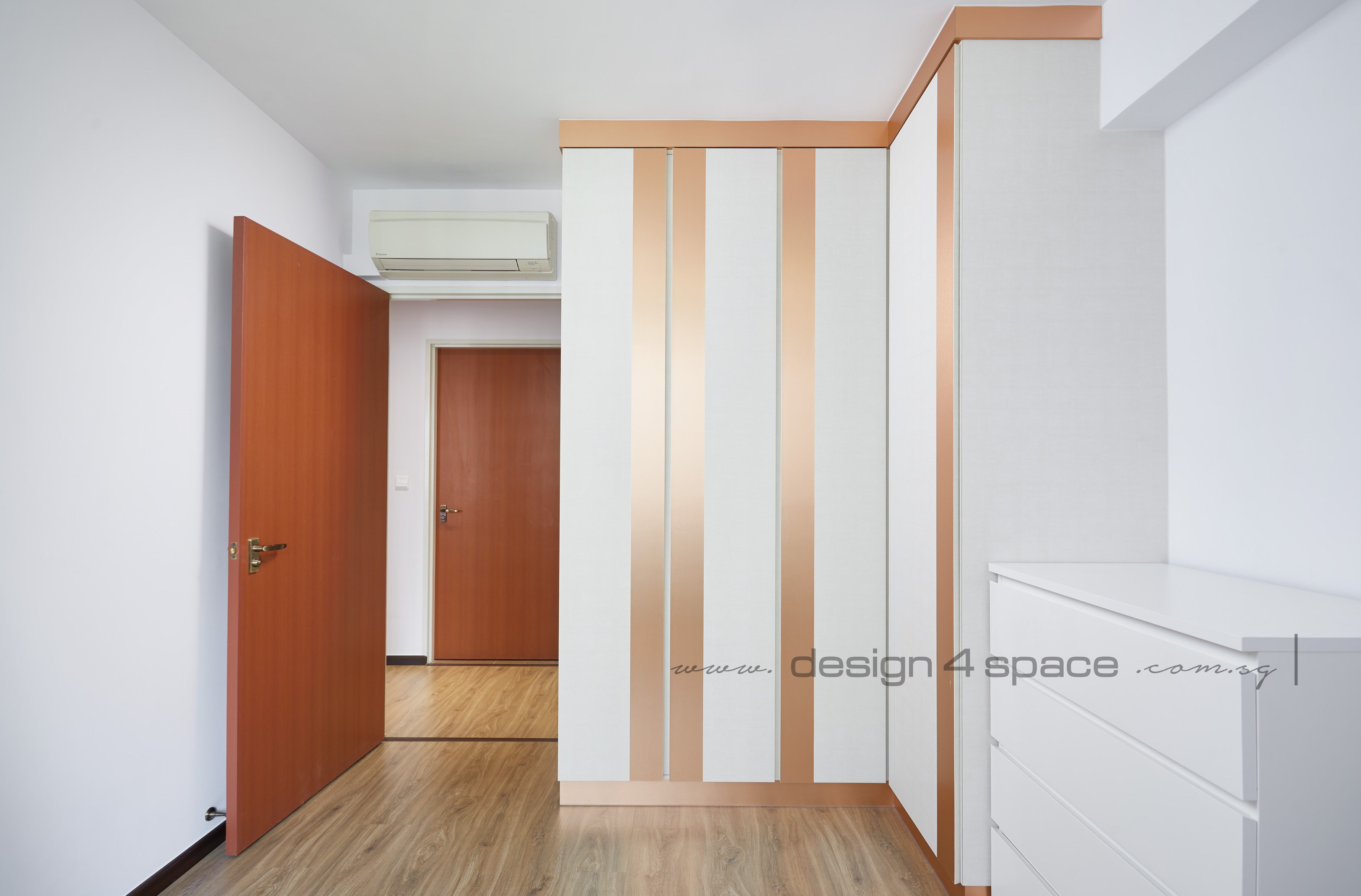 Modern Design - Bedroom - HDB 4 Room - Design by Design 4 Space Pte Ltd