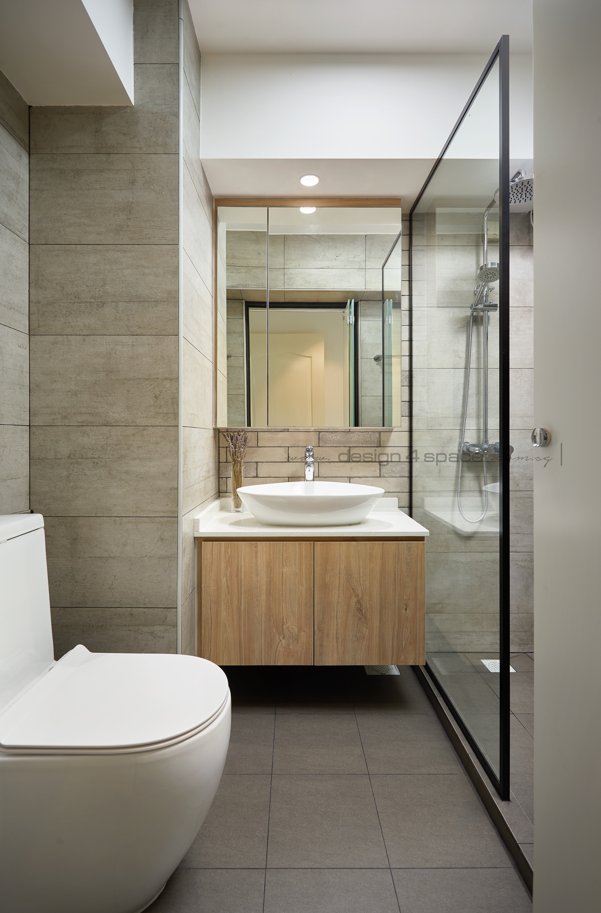 Contemporary, Scandinavian Design - Bathroom - HDB 4 Room - Design by Design 4 Space Pte Ltd