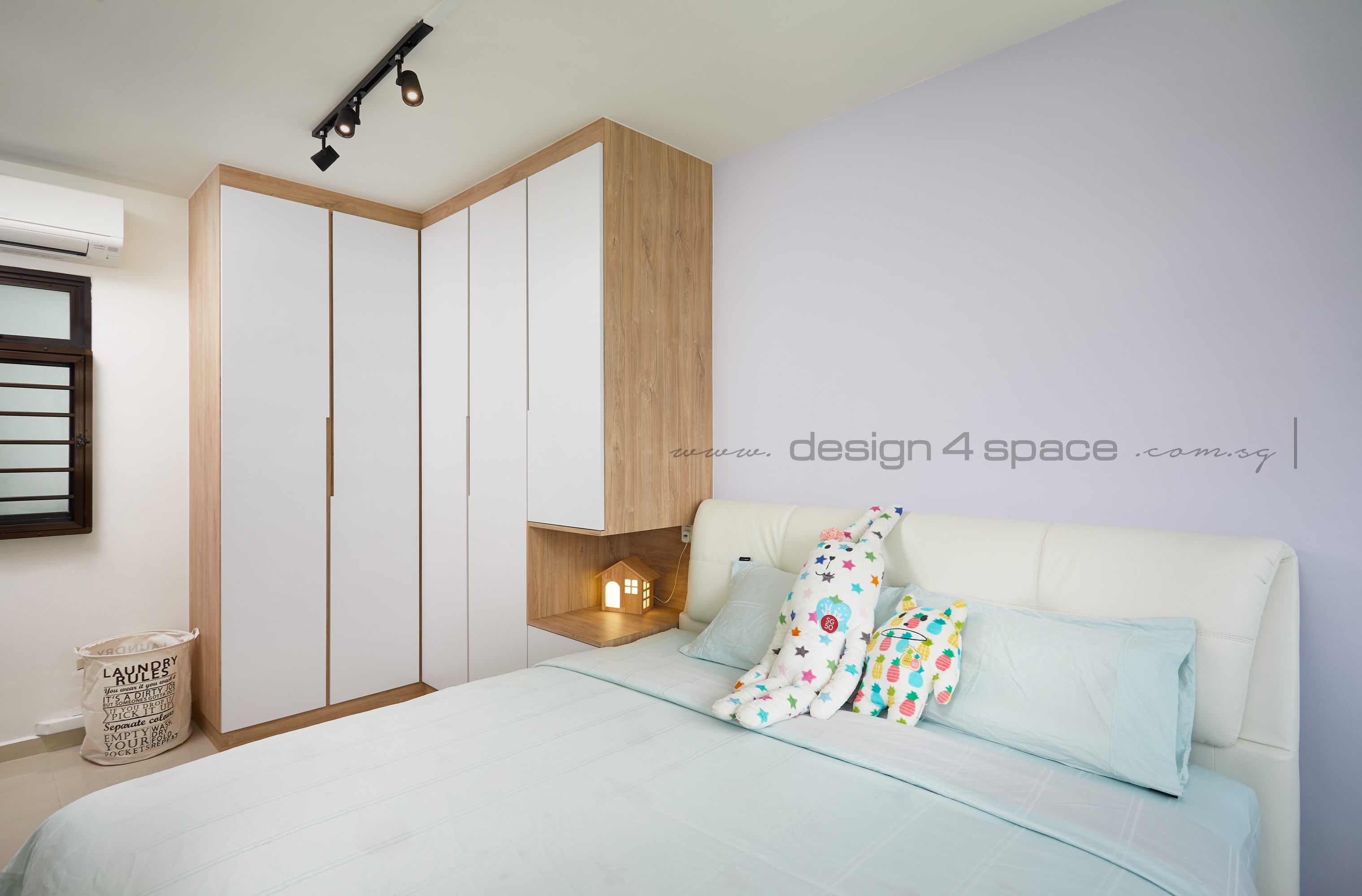 Contemporary, Scandinavian Design - Bedroom - HDB 4 Room - Design by Design 4 Space Pte Ltd