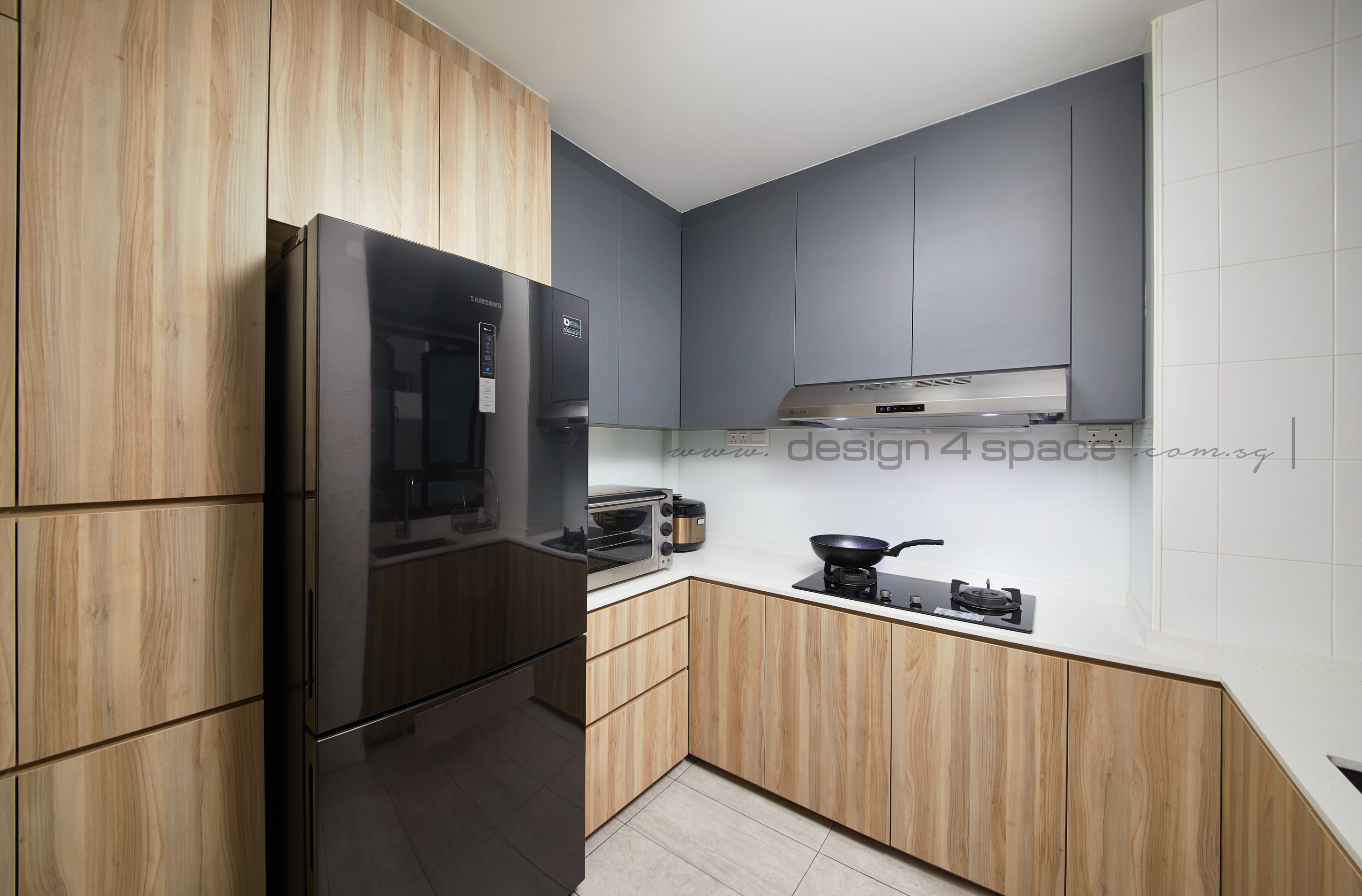 Contemporary, Scandinavian Design - Kitchen - HDB 4 Room - Design by Design 4 Space Pte Ltd