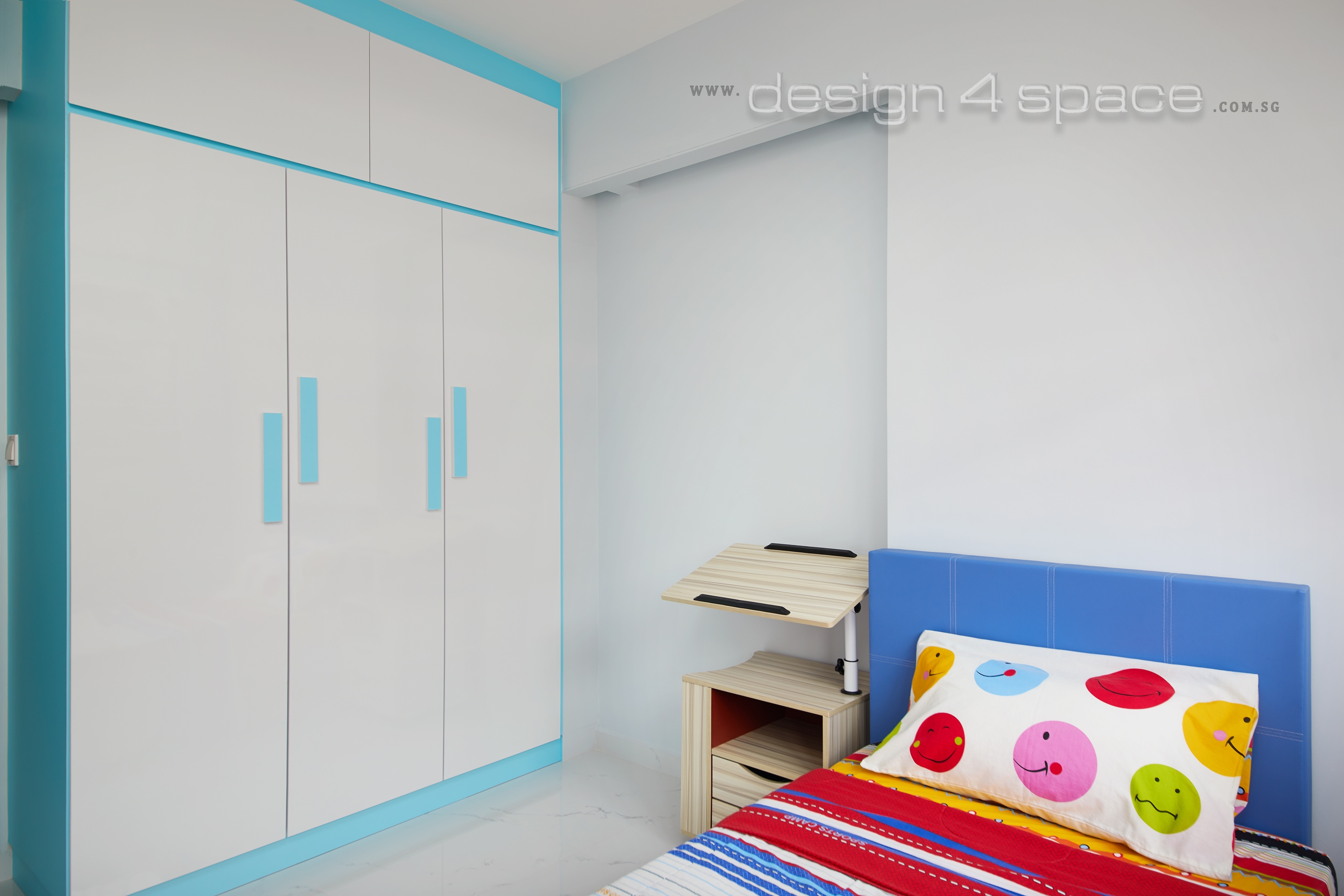 Contemporary Design - Bedroom - HDB 4 Room - Design by Design 4 Space Pte Ltd