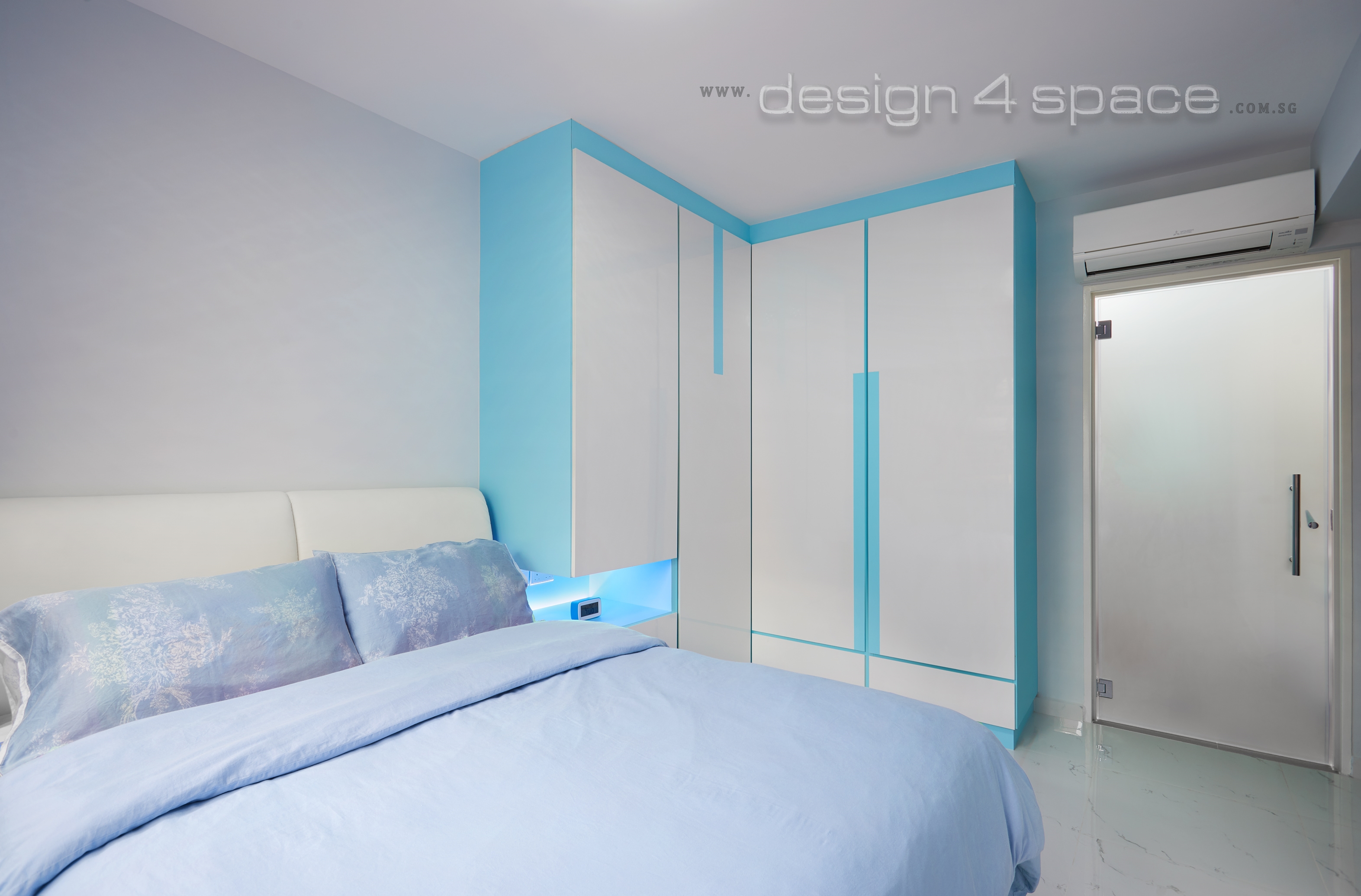 Contemporary Design - Bedroom - HDB 4 Room - Design by Design 4 Space Pte Ltd