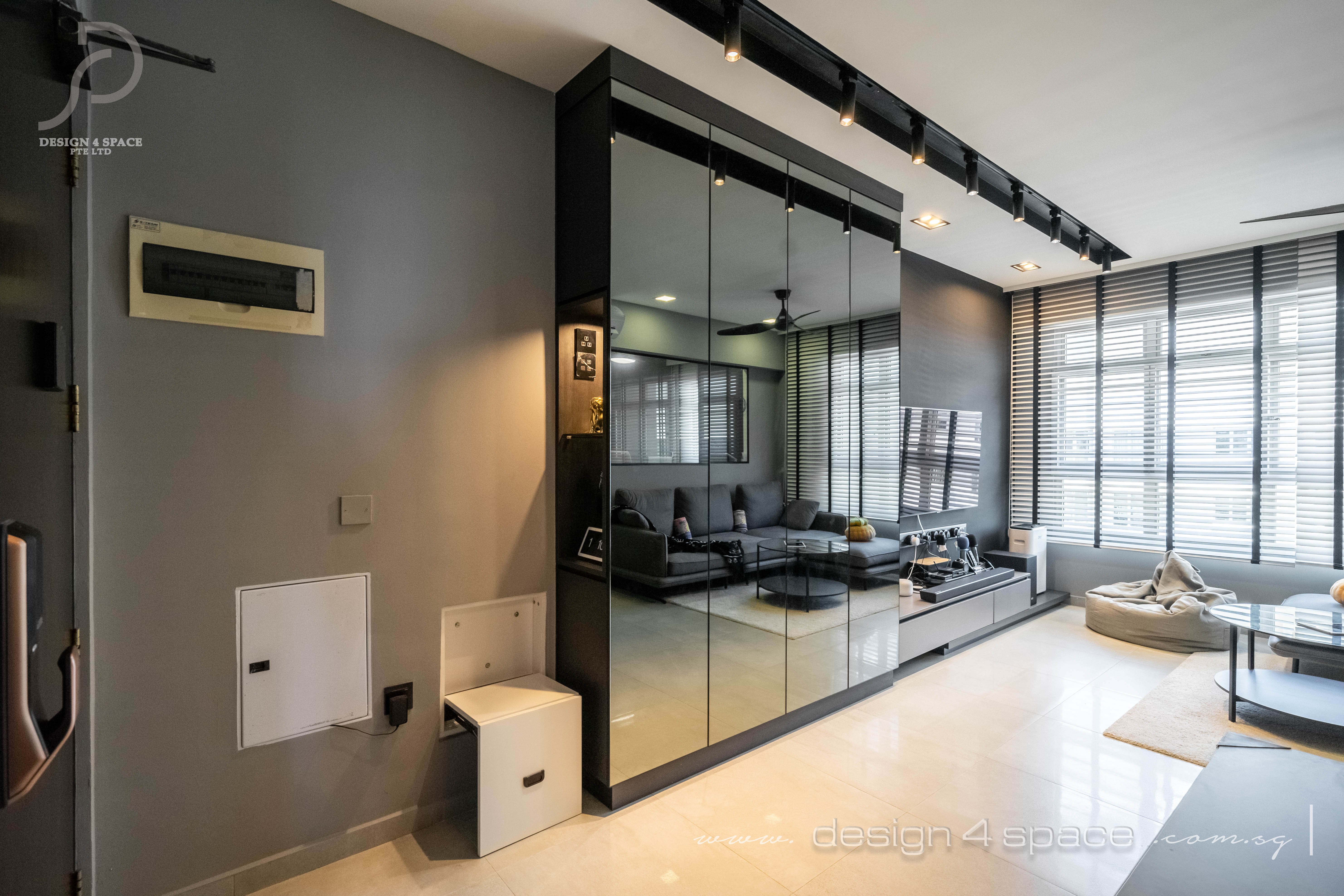 Scandinavian Design - Living Room - HDB 4 Room - Design by Design 4 Space Pte Ltd