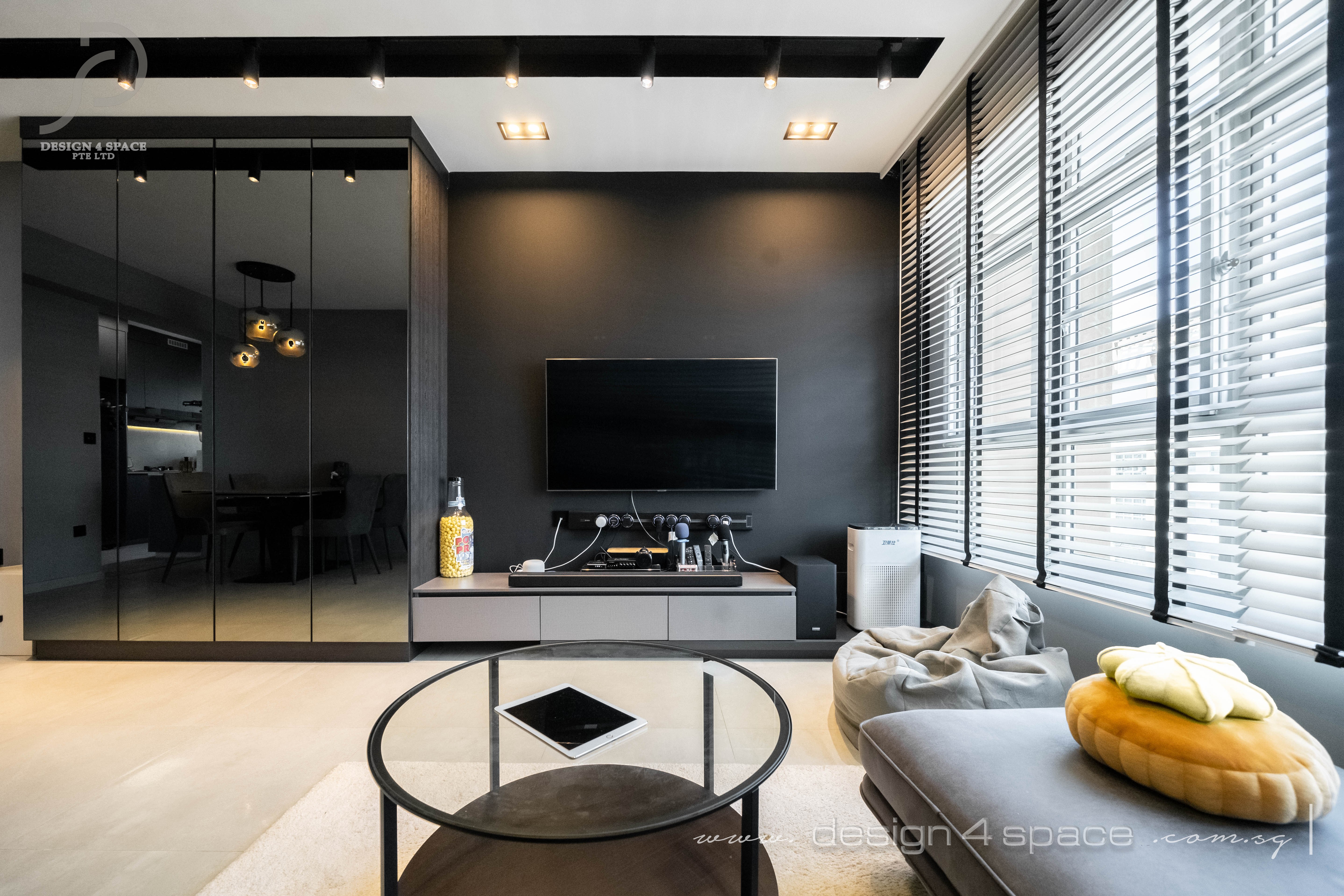 Scandinavian Design - Living Room - HDB 4 Room - Design by Design 4 Space Pte Ltd