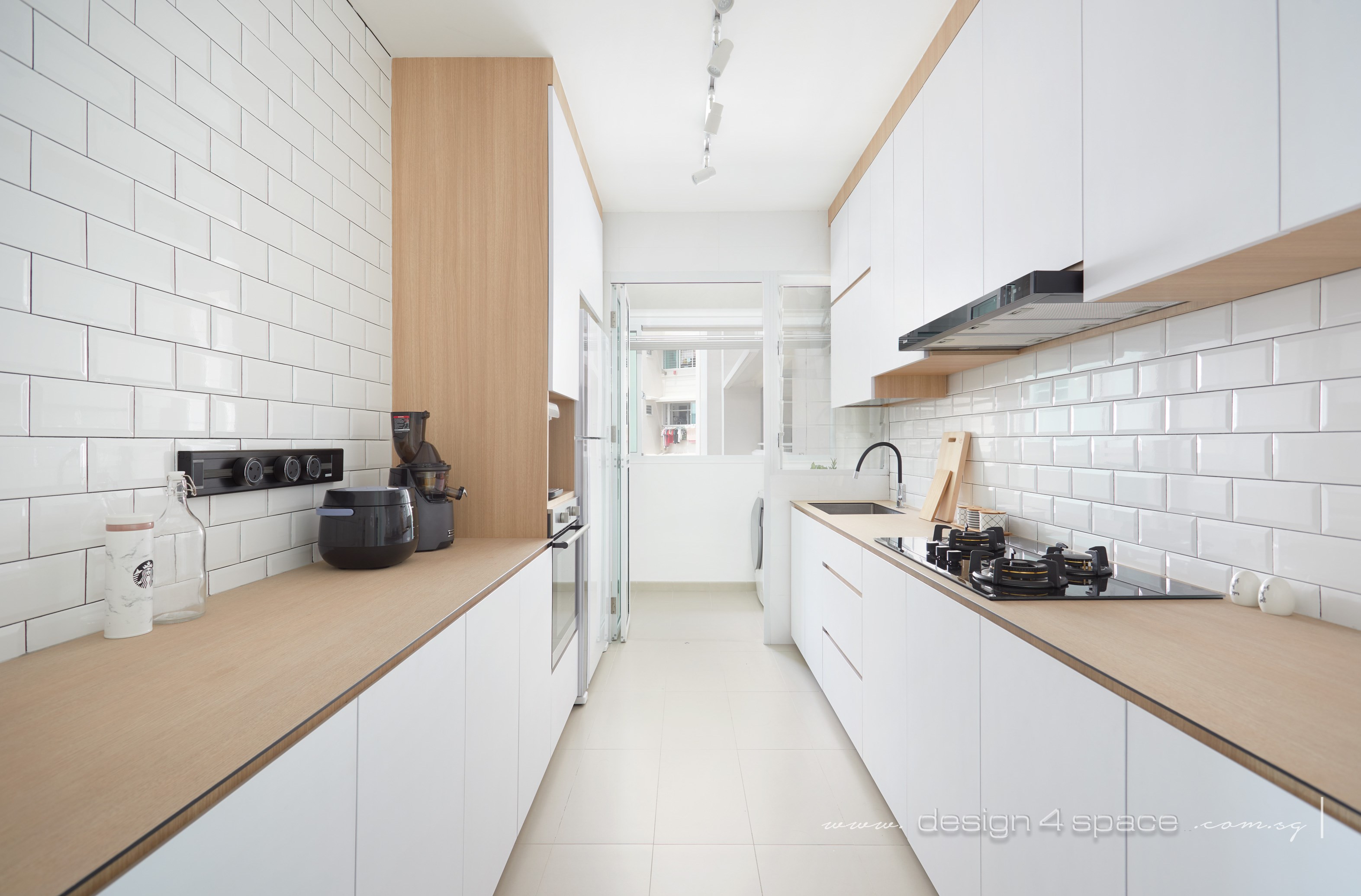 Contemporary, Scandinavian Design - Kitchen - HDB 4 Room - Design by Design 4 Space Pte Ltd