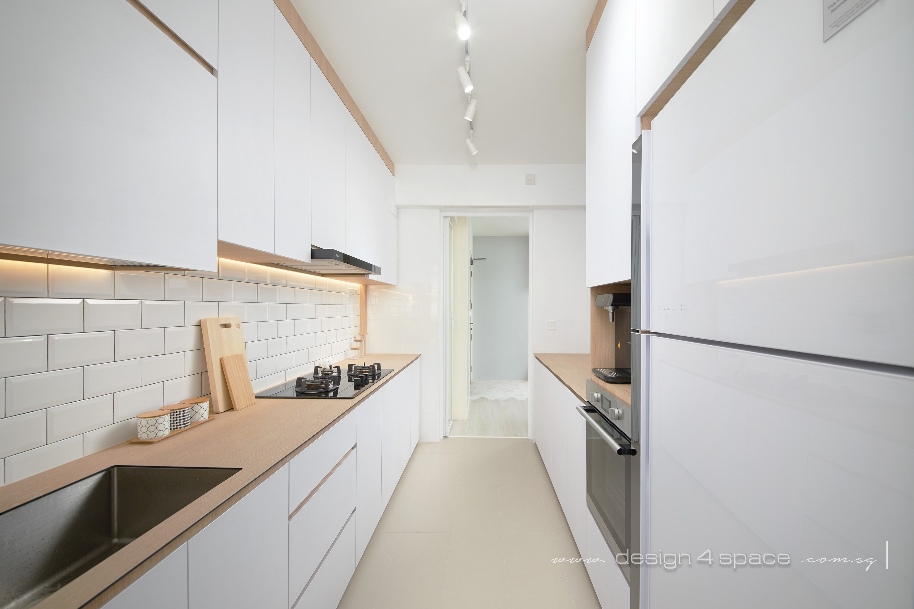 Contemporary, Scandinavian Design - Kitchen - HDB 4 Room - Design by Design 4 Space Pte Ltd