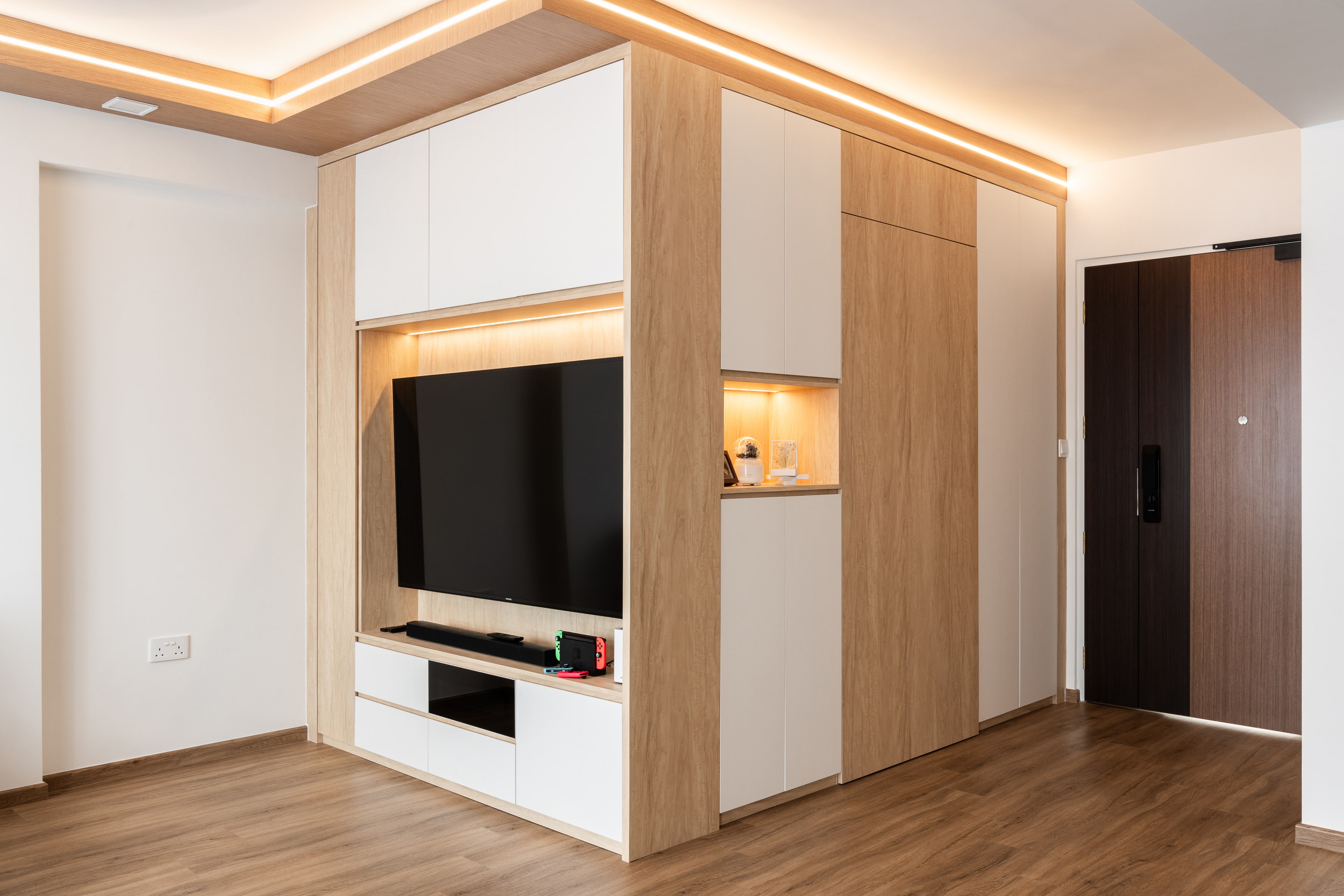 Scandinavian Design - Living Room - HDB 4 Room - Design by Design 4 Space Pte Ltd