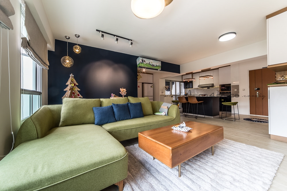 Contemporary, Modern, Scandinavian Design - Living Room - Condominium - Design by Design 4 Space Pte Ltd
