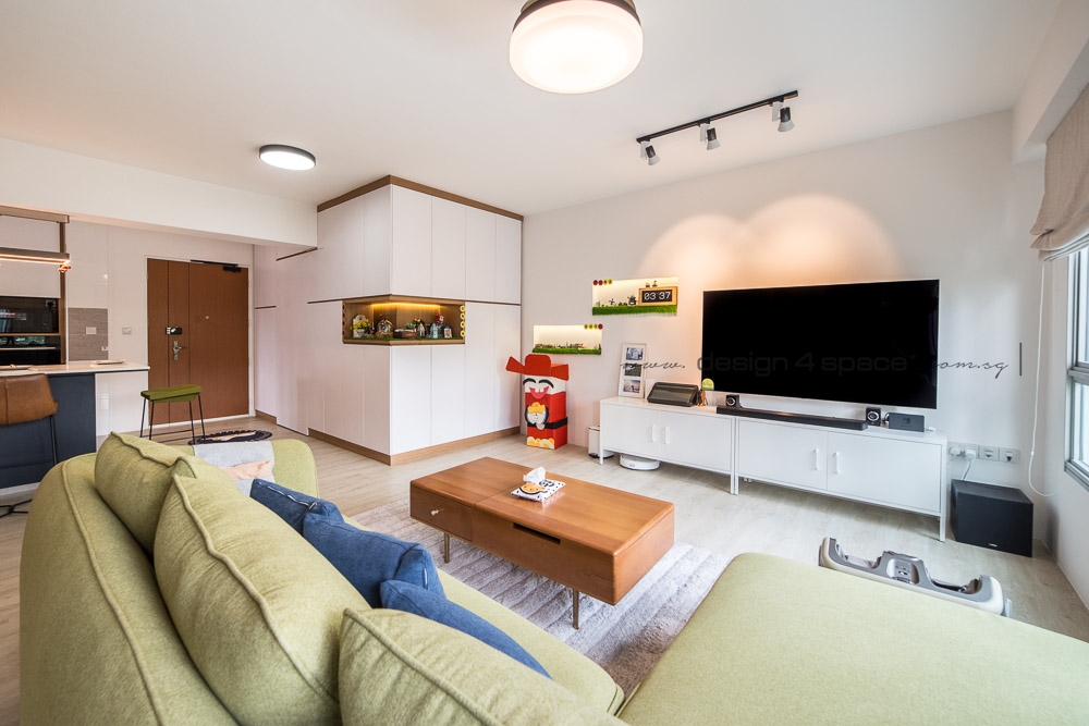 Contemporary, Modern, Scandinavian Design - Living Room - Condominium - Design by Design 4 Space Pte Ltd