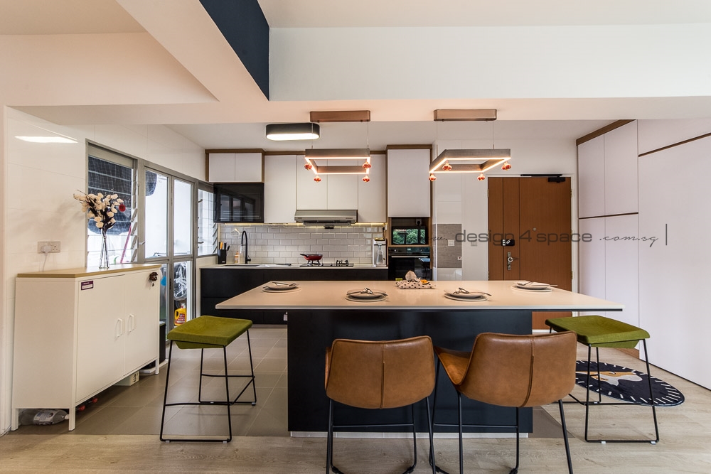 Contemporary, Modern, Scandinavian Design - Kitchen - Condominium - Design by Design 4 Space Pte Ltd
