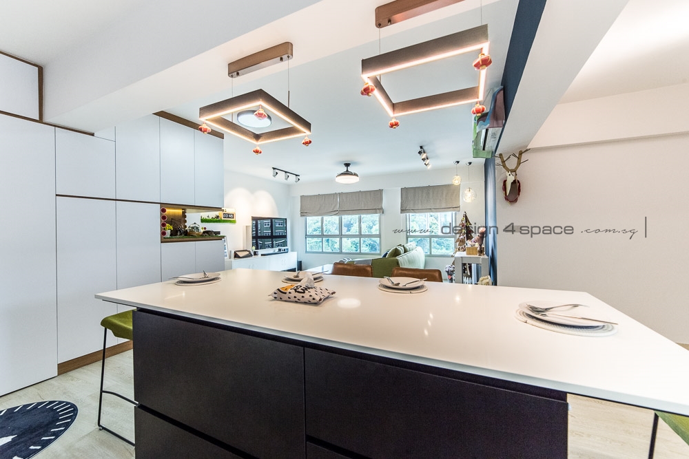 Contemporary, Modern, Scandinavian Design - Kitchen - Condominium - Design by Design 4 Space Pte Ltd