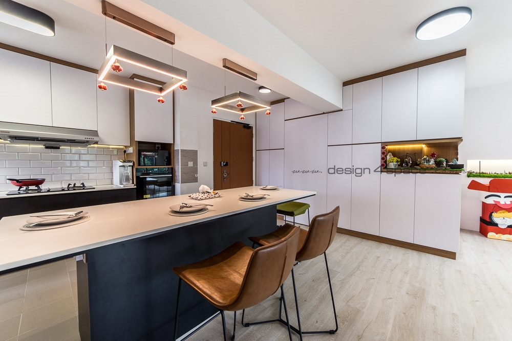 Contemporary, Modern, Scandinavian Design - Kitchen - Condominium - Design by Design 4 Space Pte Ltd